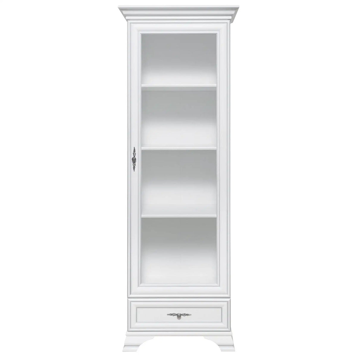Mobilier living alb clasic IDENTO 2, PAL, 4 piese