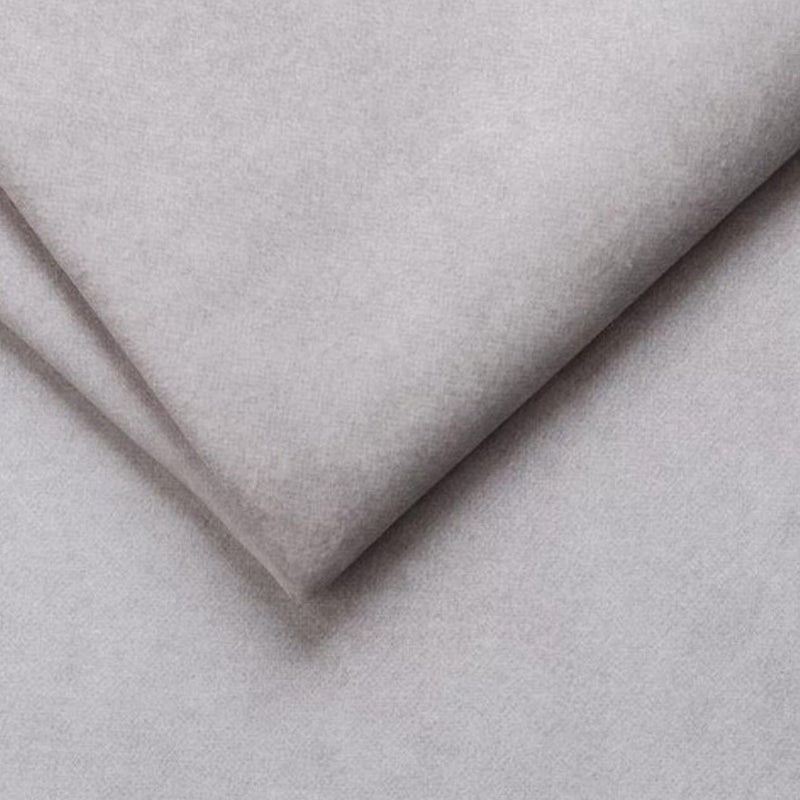 Canapea MONTE, stofa catifelata gri- Whisper1, 242x110x90 cm, extensibil, functie de dormit, lada depozitare