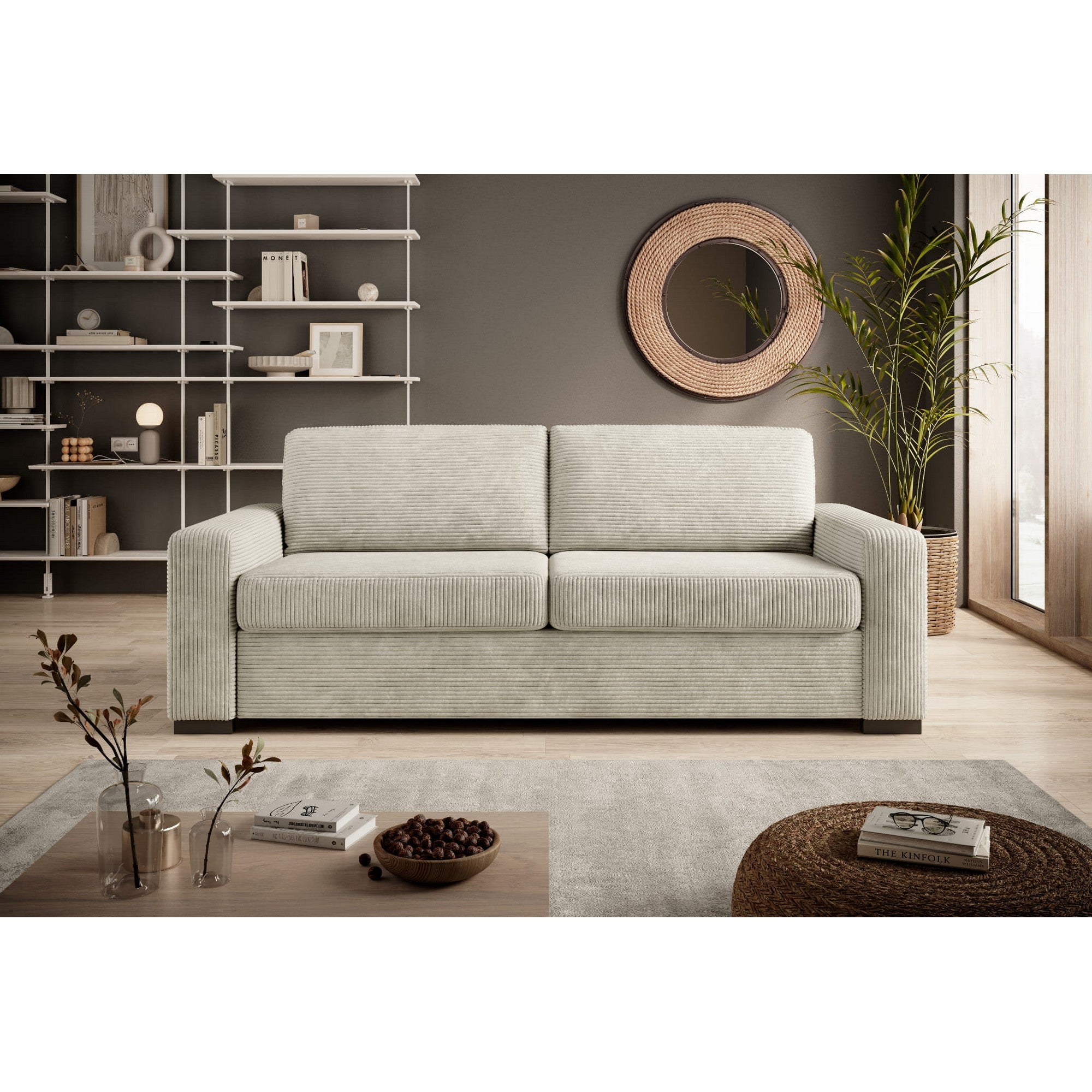 Canapea extensibila VANILLA 160, personalizabil materiale Gama Premium, 220x98x87 cm