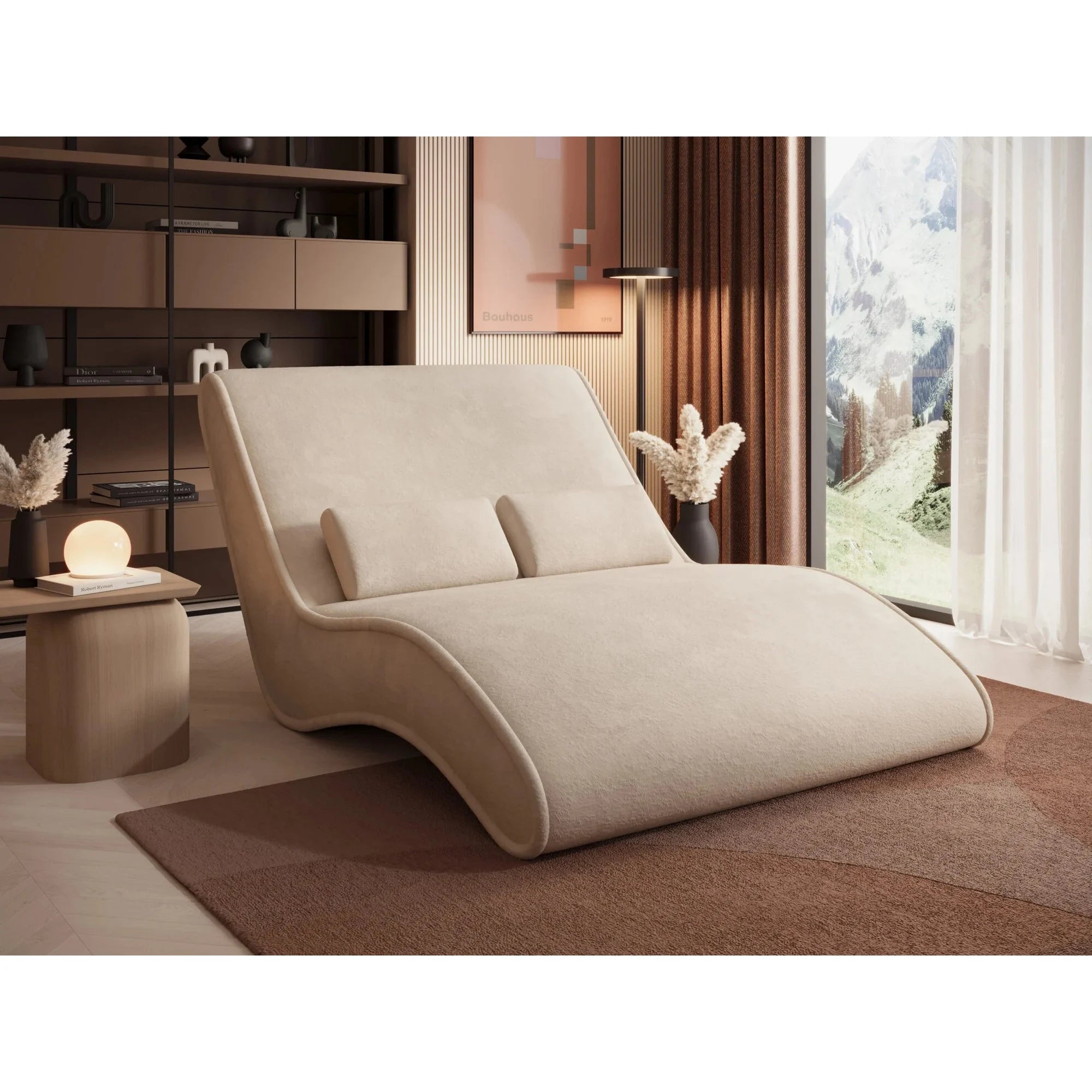Sezlong SATO 120, personalizabil materiale gama Premium, 118x168x80 cm