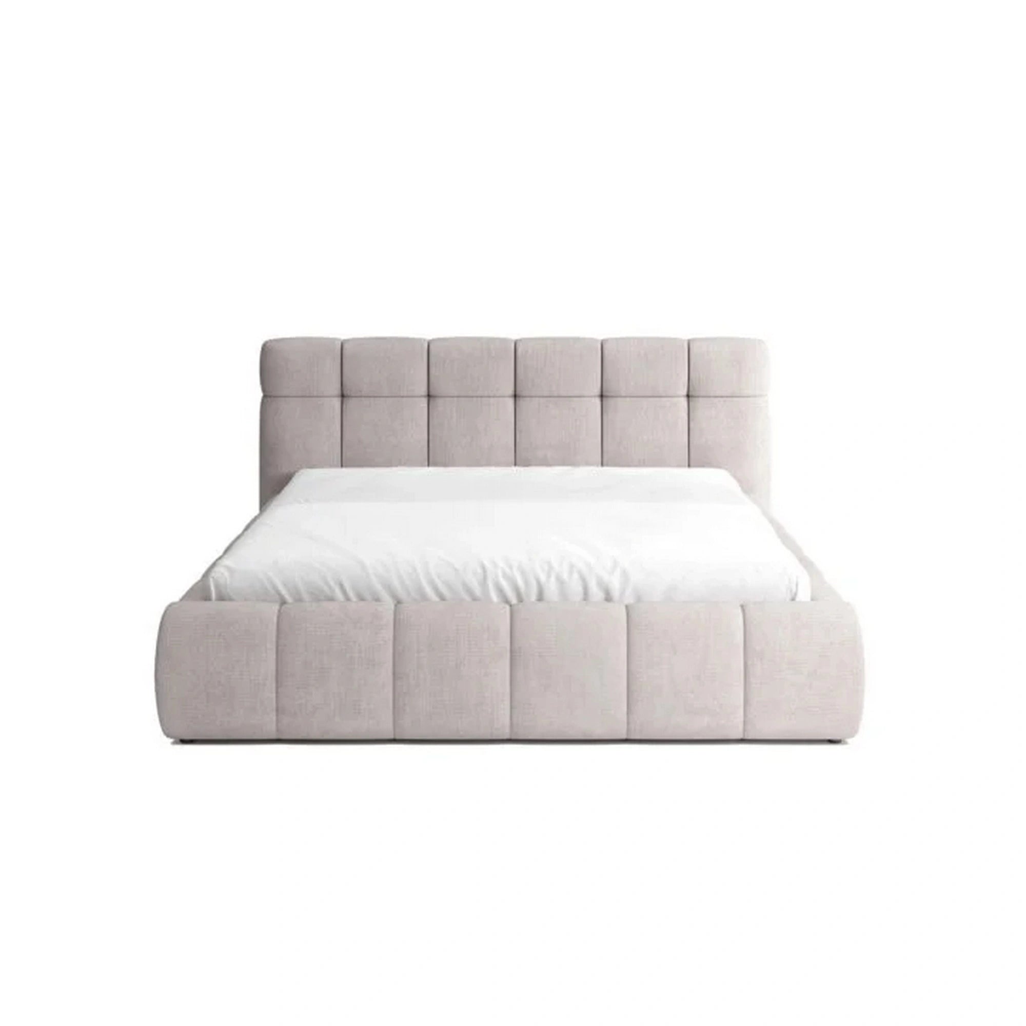 Pat MELISSA 140x200, personalizabil materiale Gama Premium, cu spatiu depozitare, somiera metalica si pistoane