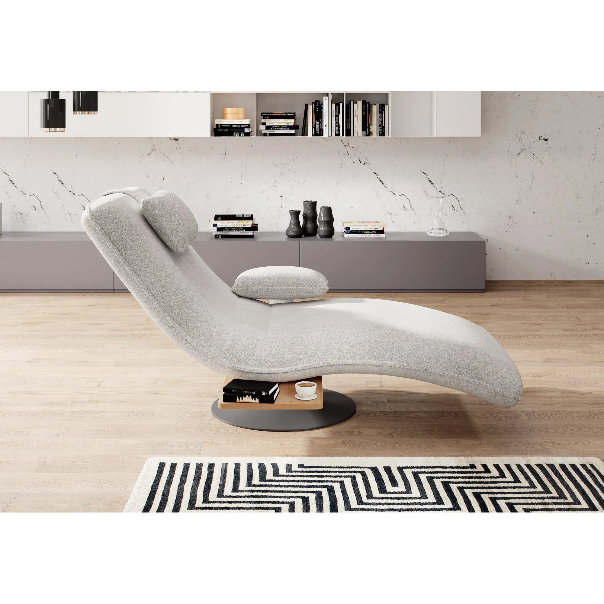 Sezlong rotativ EVO, personalizabil materiale gama Oferta Avantaj, 78x163x86 cm