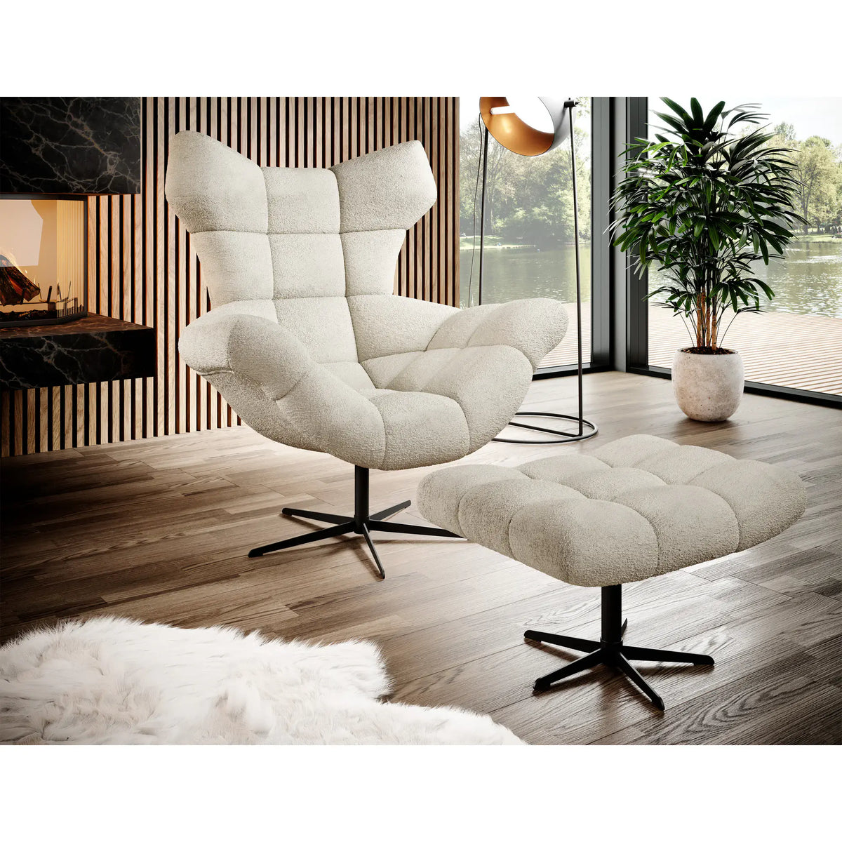 Fotoliu rotativ SENSI, personalizabil materiale gama Oferta Avantaj, 103x84x119 cm