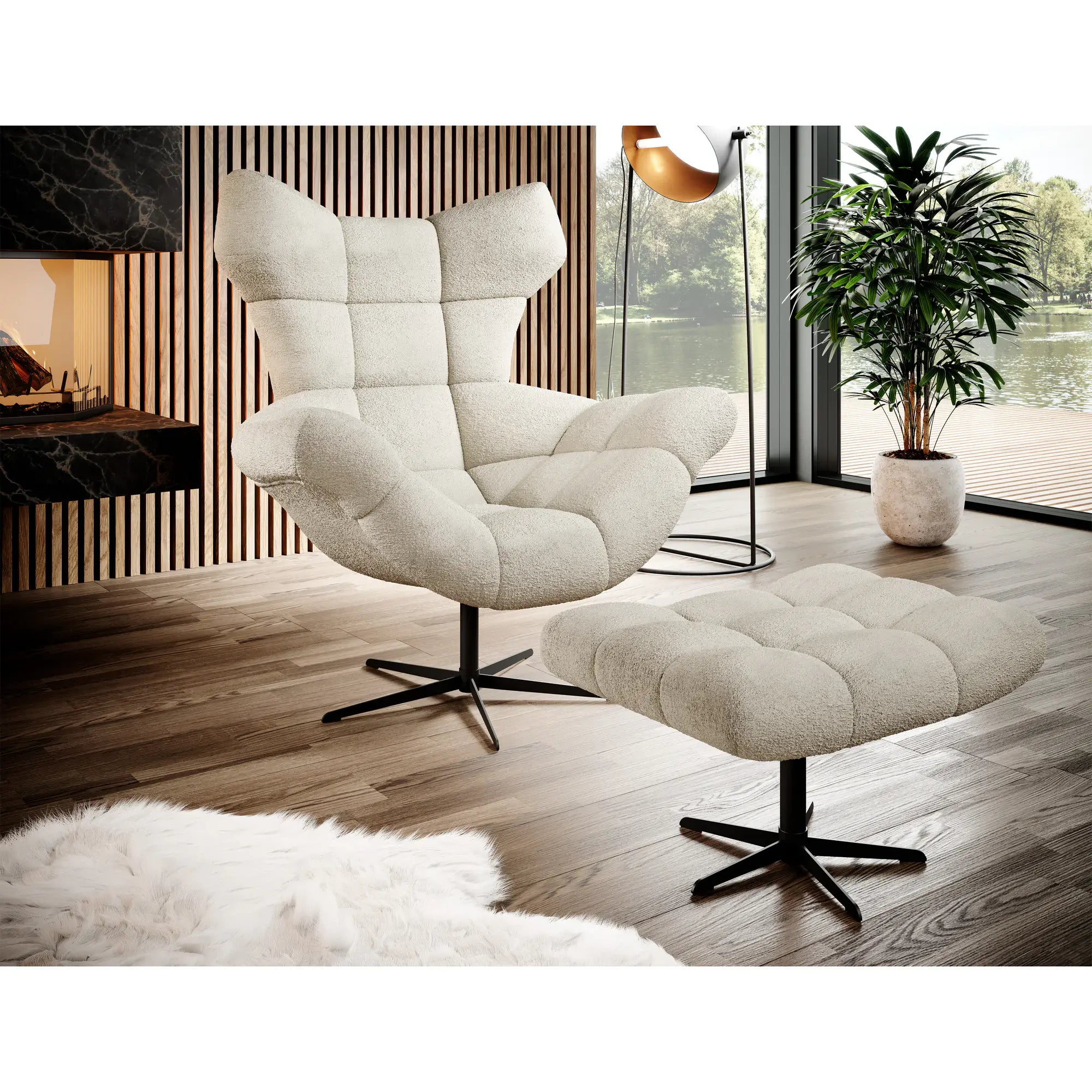 Fotoliu rotativ SENSI, personalizabil materiale gama Oferta Avantaj, 103x84x119 cm