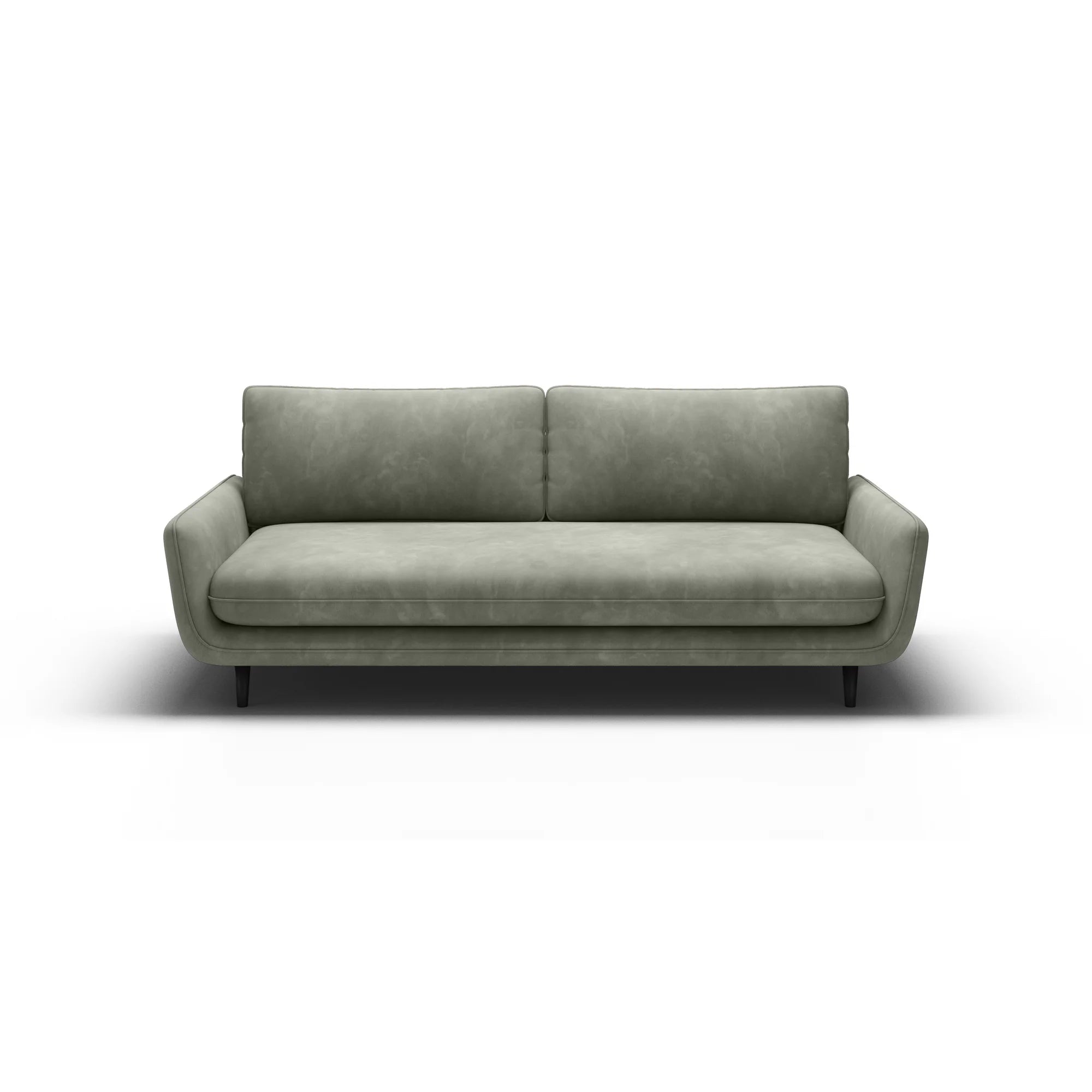 Canapea extensibila Solano, stofa catifelata maro - Salvador 04, Gama Premium, cu lada depozitare, 230x107x85/73 cm