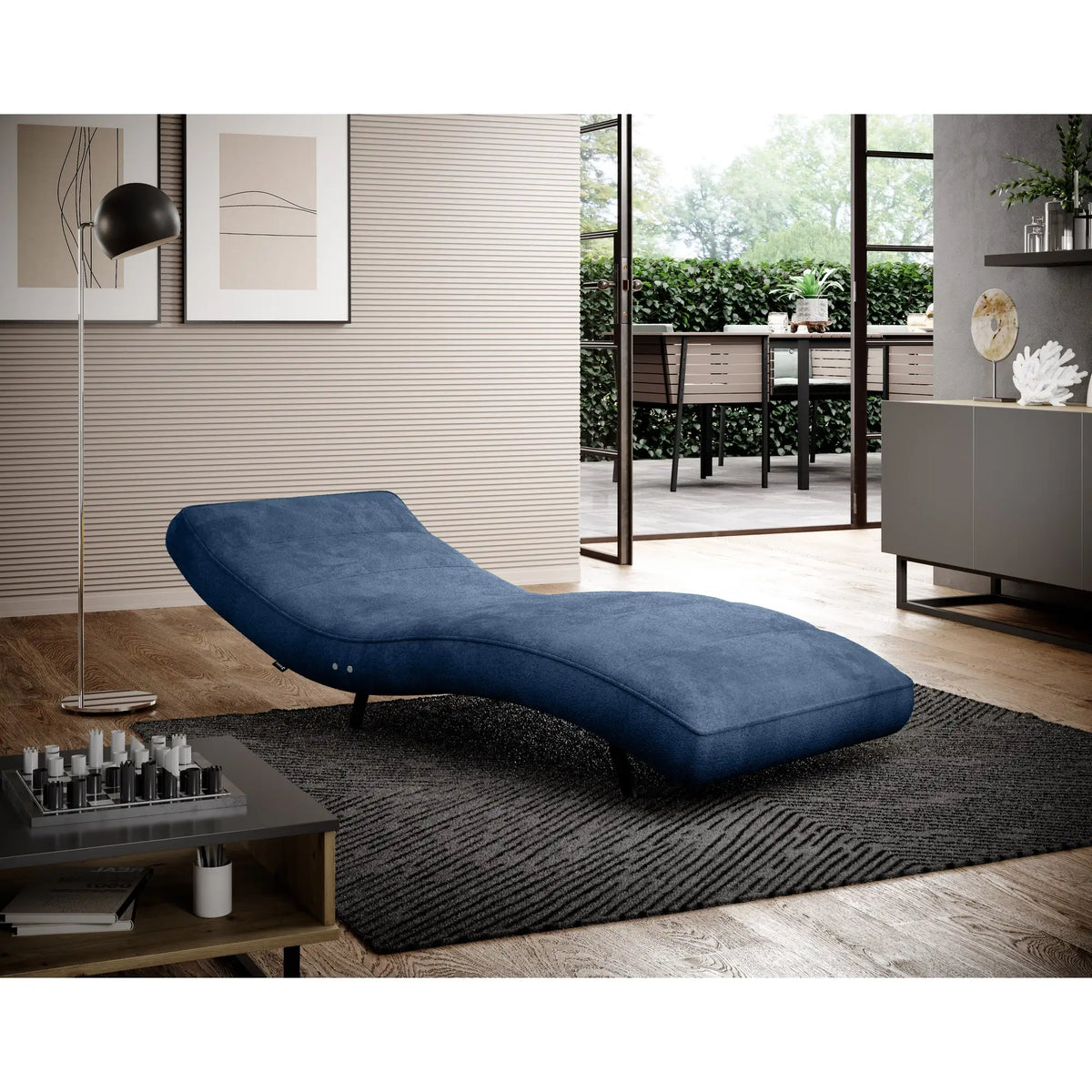 Sezlong KOBE, personalizabil materiale gama Premium, reglaj electric, 75x158/178x58/86 cm