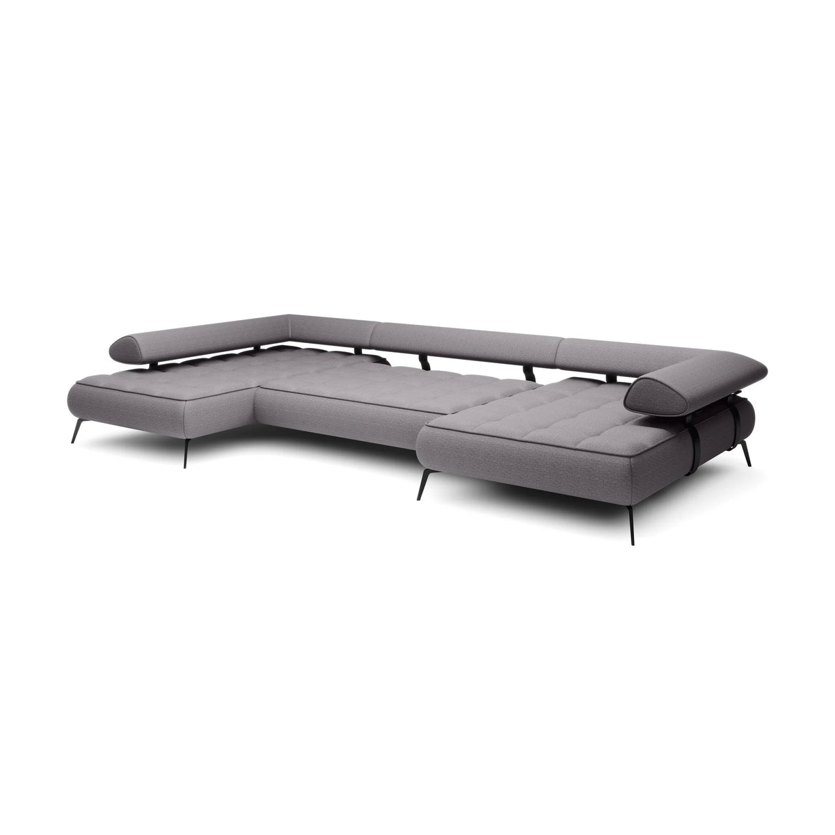 Coltar SELEDO XL, personalizabil materiale gama Oferta Avantaj, cu reglaj electric, 385x224x88 cm