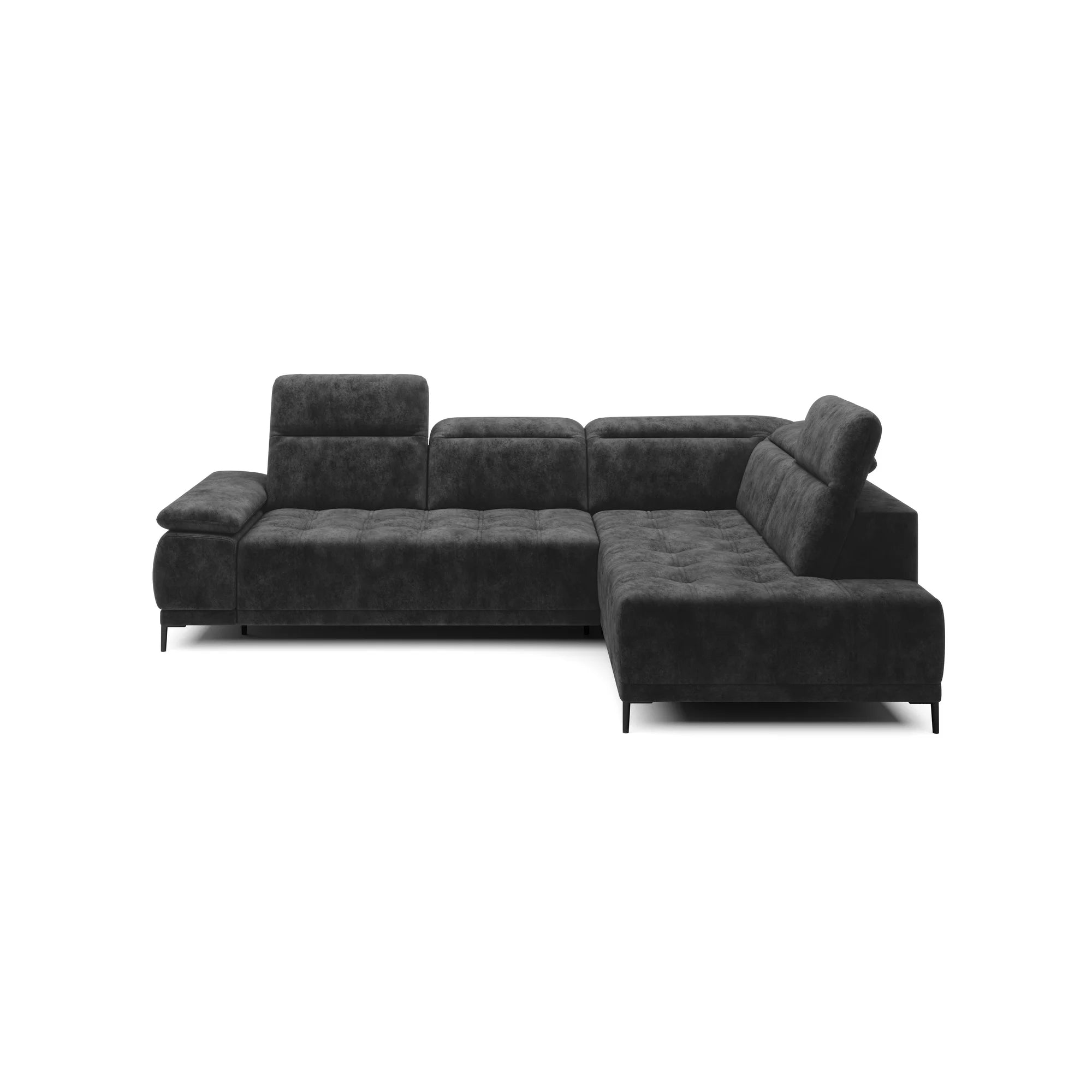 Coltar FOCUS L, personalizabil materiale gama Oferta Avantaj, cu reglaj electric si tetiere reglabile, 278x204x98 cm