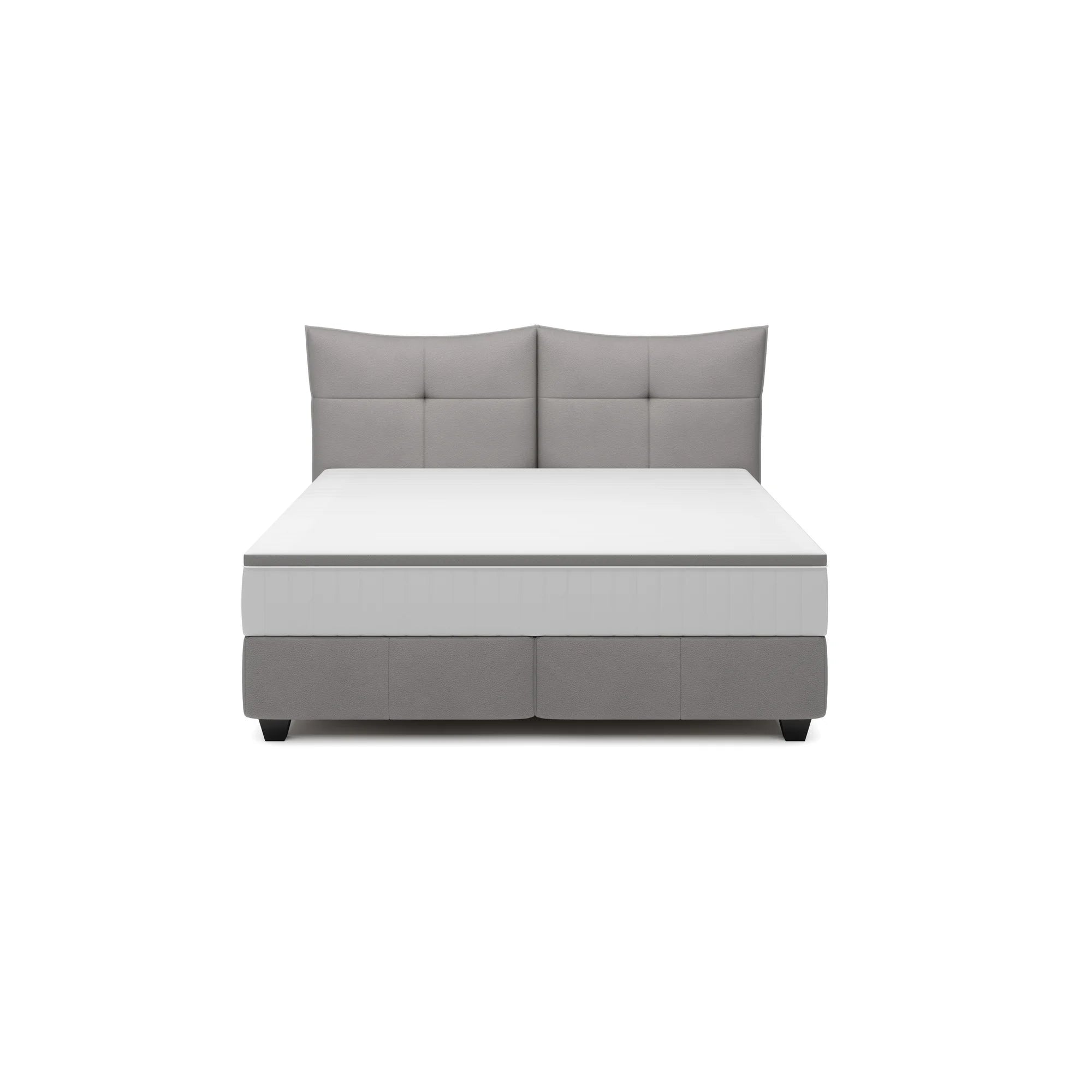 Pat CADIS 180x200, stofa catifelata turcoaz inchis - Riviera 87, Gama Premium, cu suport pentru saltea