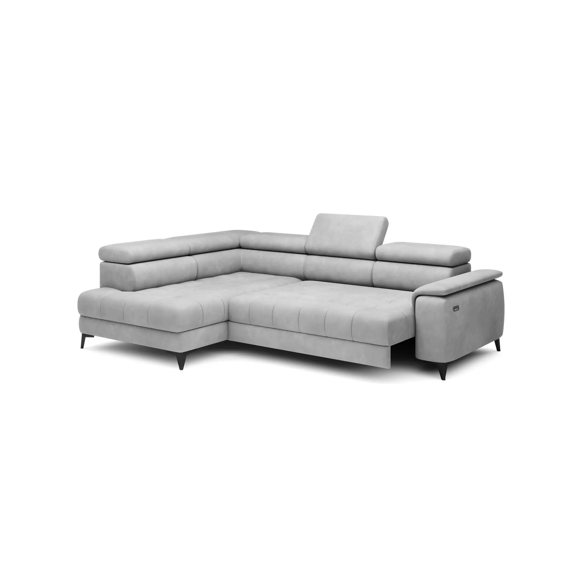 Coltar CHIVAS, personalizabil materiale Gama Premium, cu reglaj electric si tetiere reglabile, 278x197x98 cm