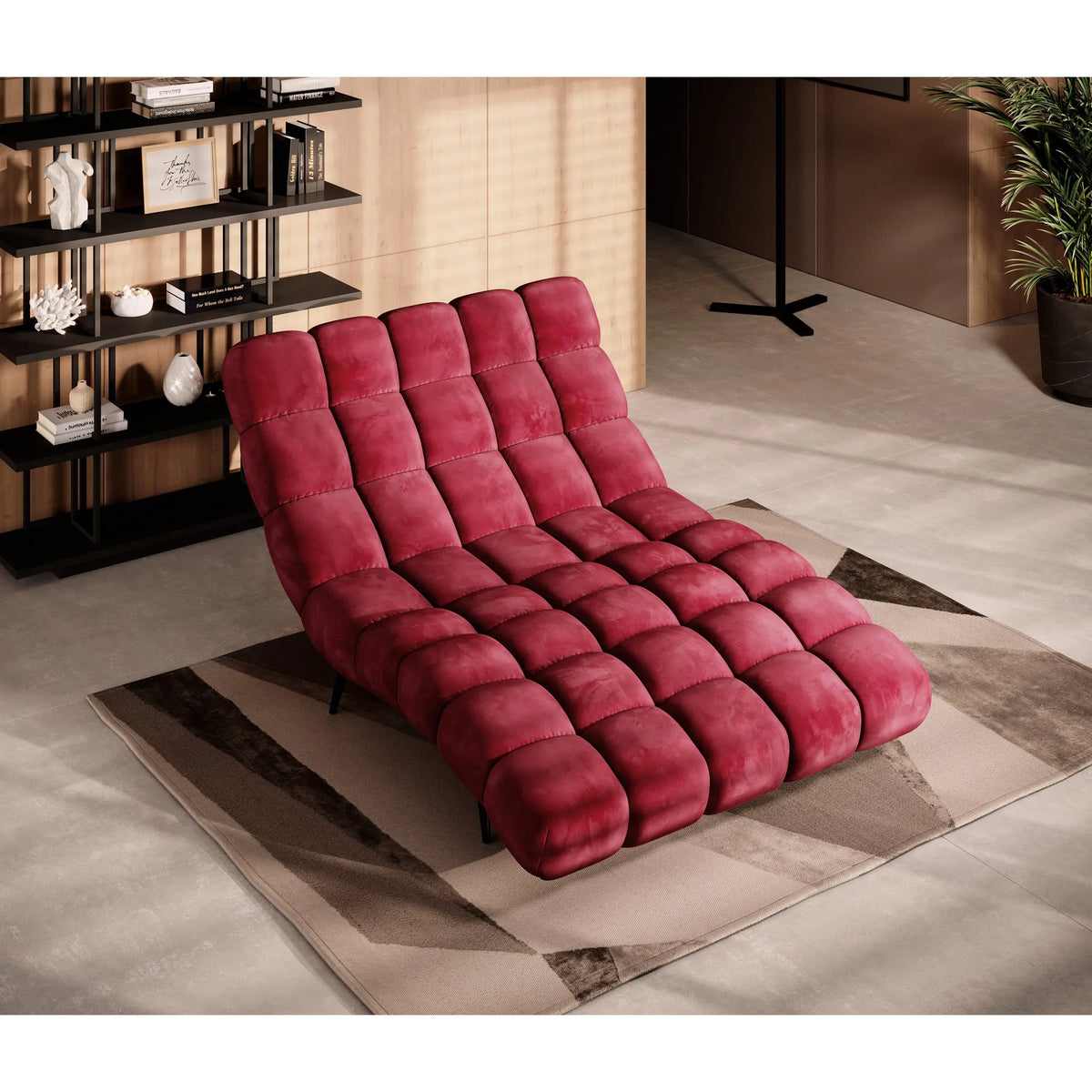 Sezlong DELPHI 120, personalizabil materiale gama Premium, 120x166x83 cm