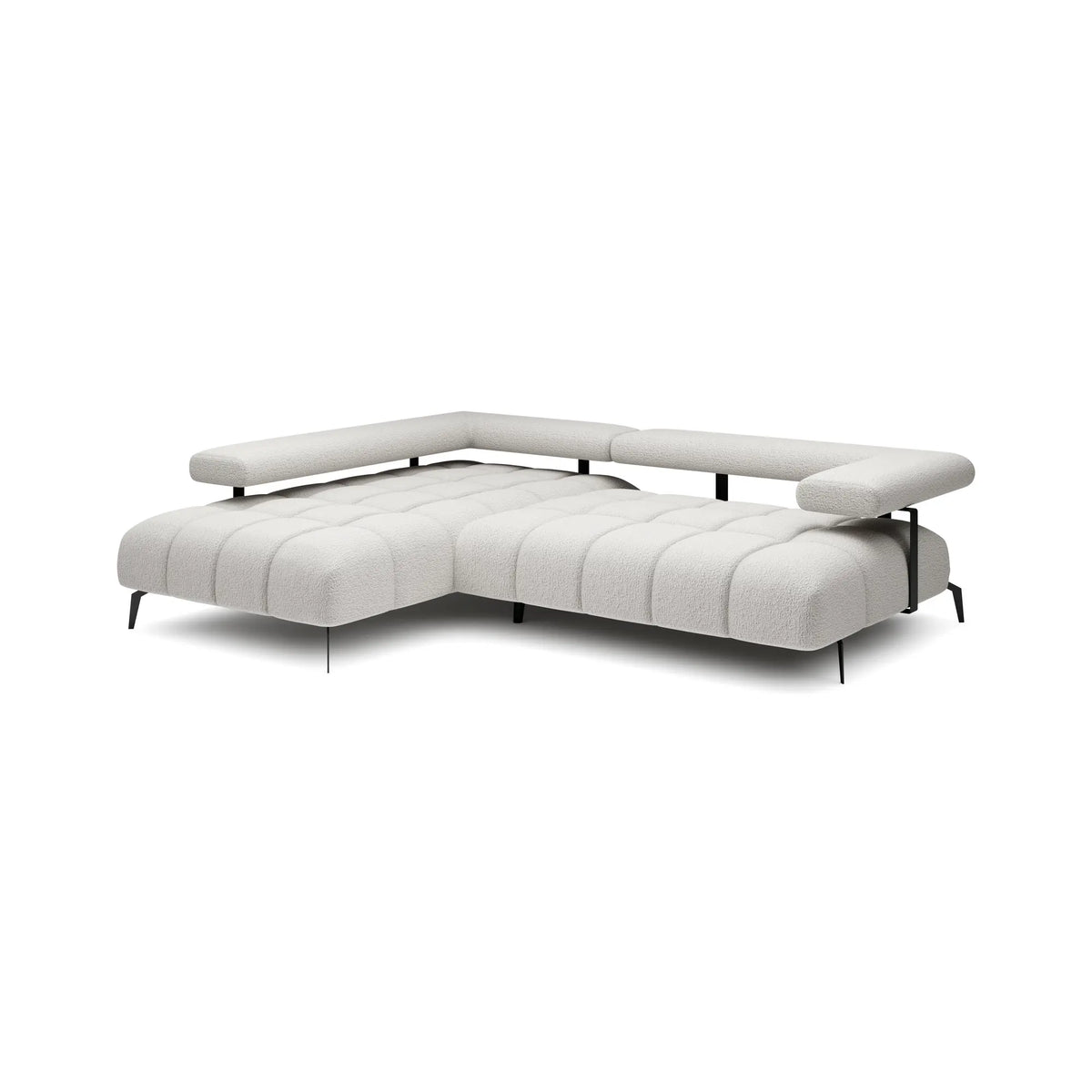 Coltar MAGNETIC L, personalizabil materiale gama Premium, cu reglaj electric, 258x210x86 cm