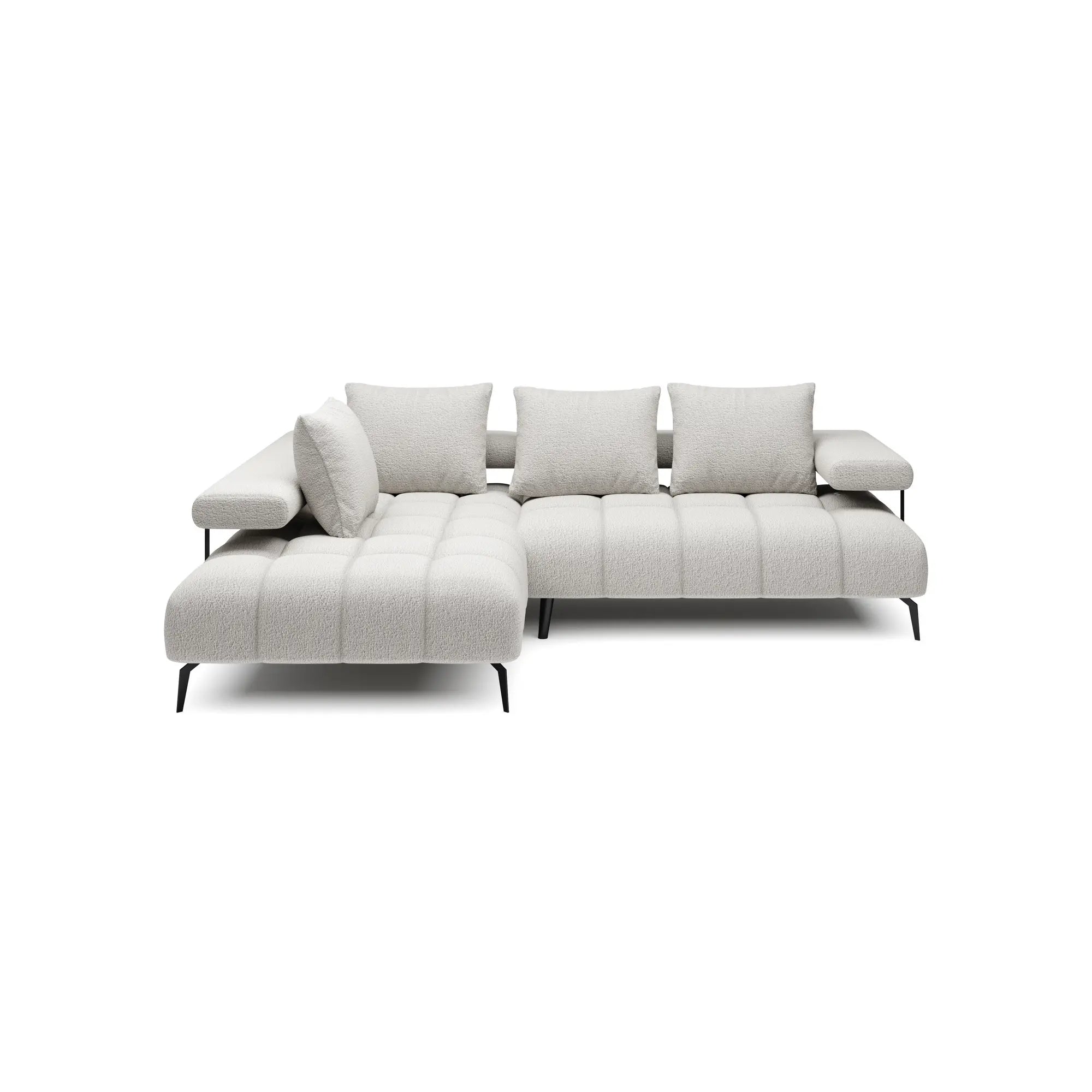 Coltar MAGNETIC L, personalizabil materiale gama Premium, cu reglaj electric, 258x210x86 cm