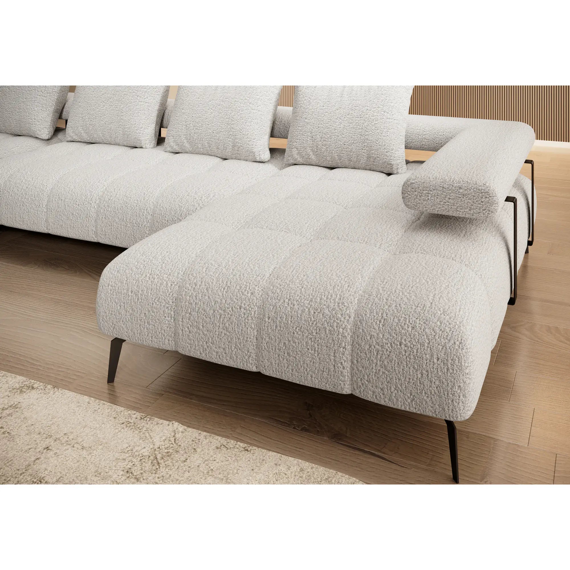 Coltar MAGNETIC XL, personalizabil materiale gama Premium, cu reglaj electric, 371x210x86 cm