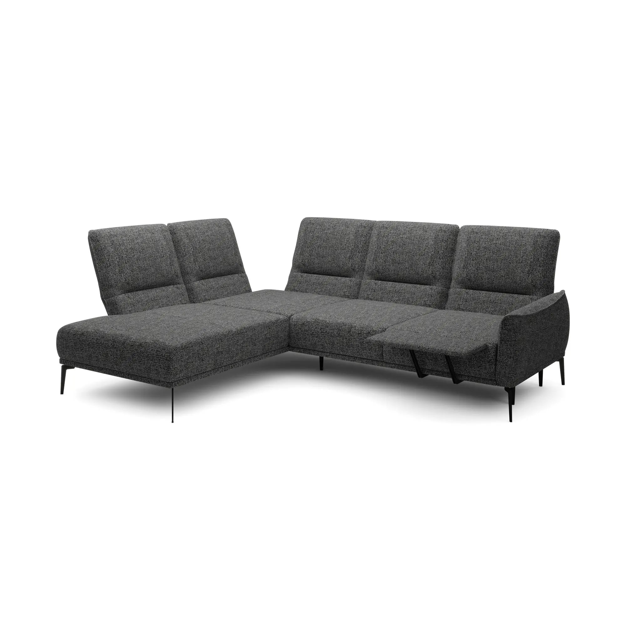 Coltar Storm L, personalizabil materiale gama Oferta Avantaj, cu reglaj electric, 286x231x103 cm