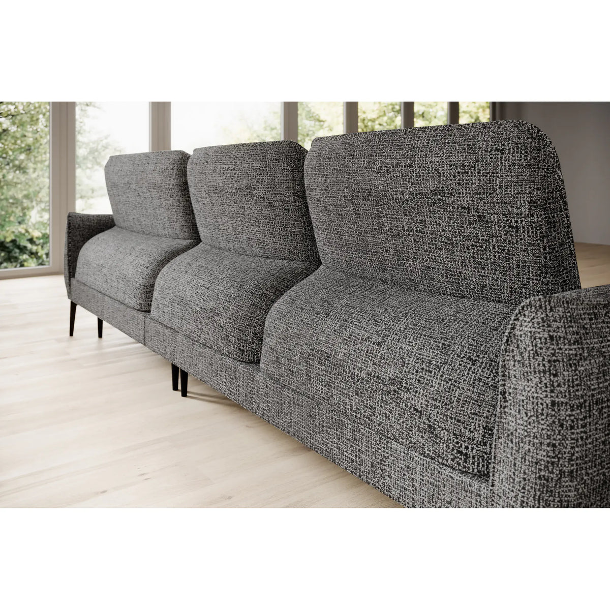 Coltar Storm Mini, personalizabil materiale gama Oferta Avantaj, cu reglaj electric, 280x189x102 cm