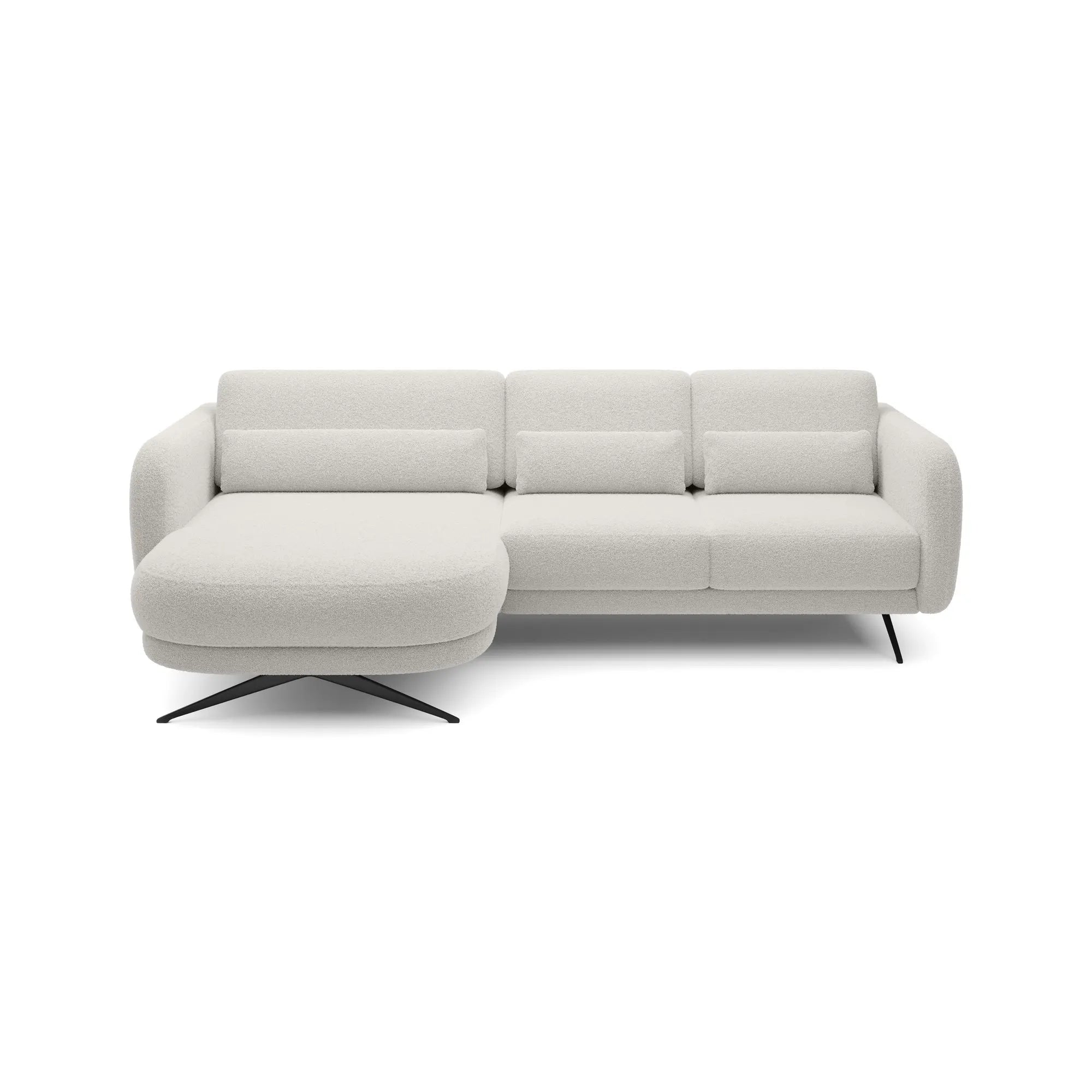 Coltar ILUSIO MINI, personalizabil materiale Gama Premium, cu reglaj electric si tetiere reglabile, 260x177x104 cm
