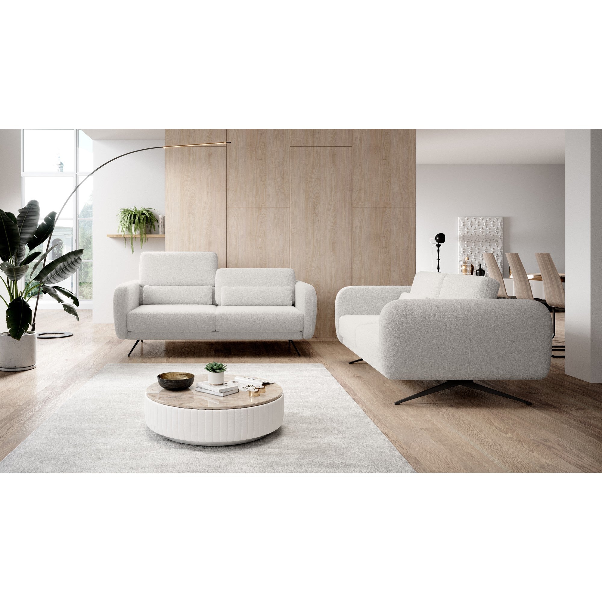 Canapea ILUSIO, personalizabil materiale Gama Premium, 197x111x104 cm