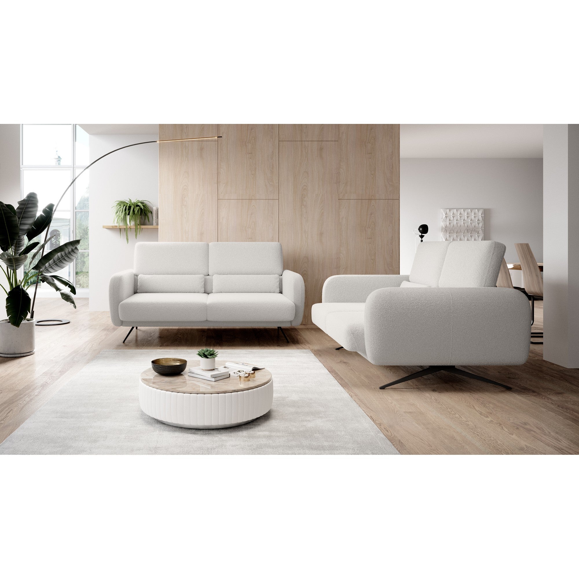 Canapea ILUSIO, personalizabil materiale Gama Premium, 197x111x104 cm