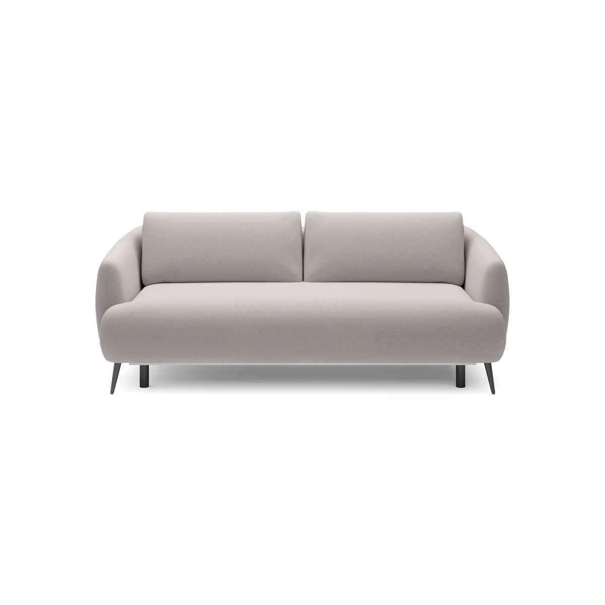 Canapea extensibila CANDY, stofa catifelata gri - Salvador 13, Gama Premium, lada depozitare, 228x98x87 cm