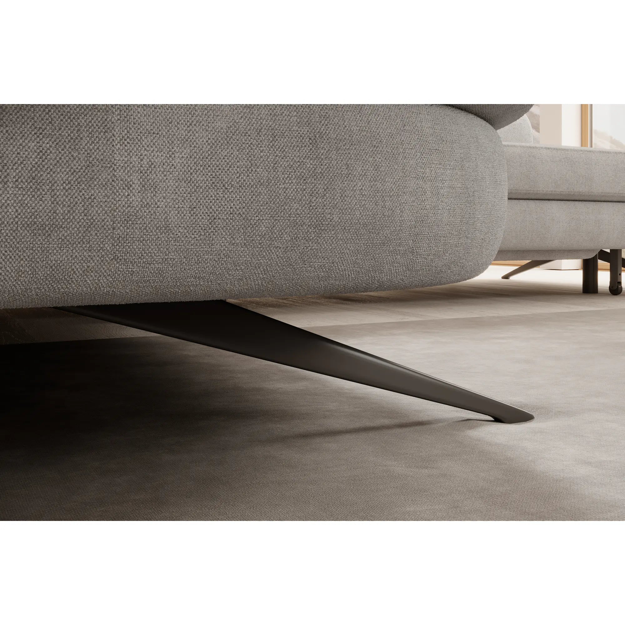 Coltar extensibil OTIS, personalizabil materiale Oferta Avantaj, cu lada depozitare si tetiere reglabile, 276x218x97 cm