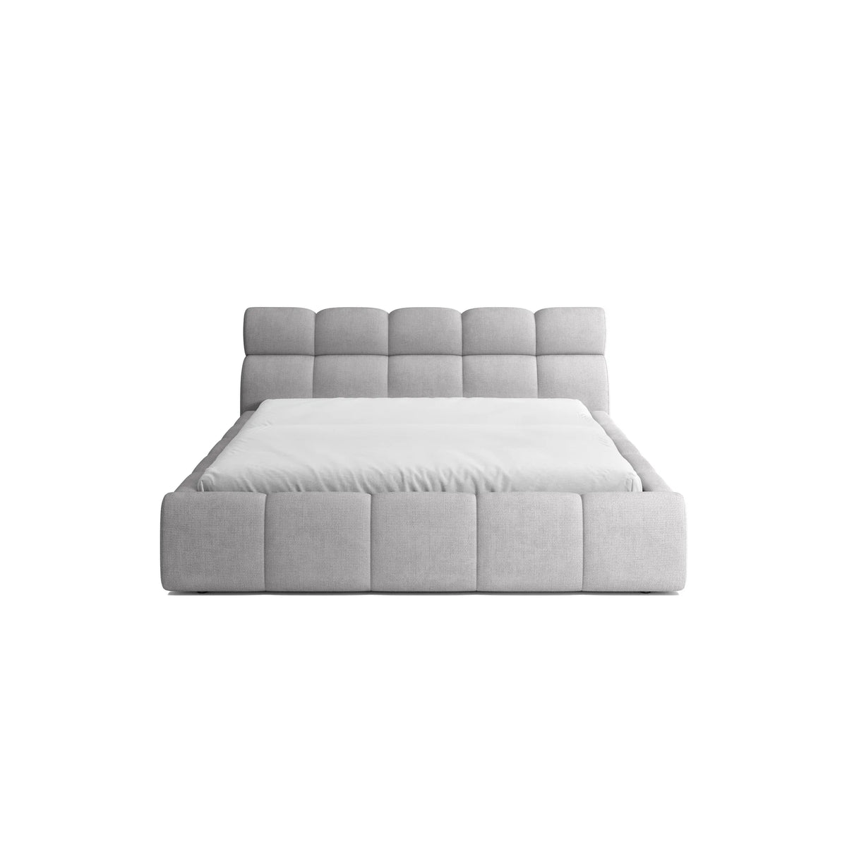 Pat GIULIA 140x200, personalizabil materiale Gama Premium, cu spatiu depozitare, somiera metalica si pistoane