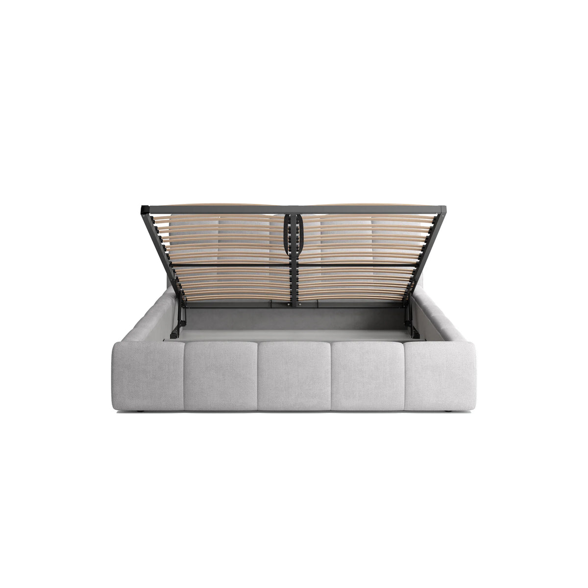 Pat GIULIA 180x200, personalizabil materiale Gama Premium, cu spatiu depozitare, somiera metalica si pistoane