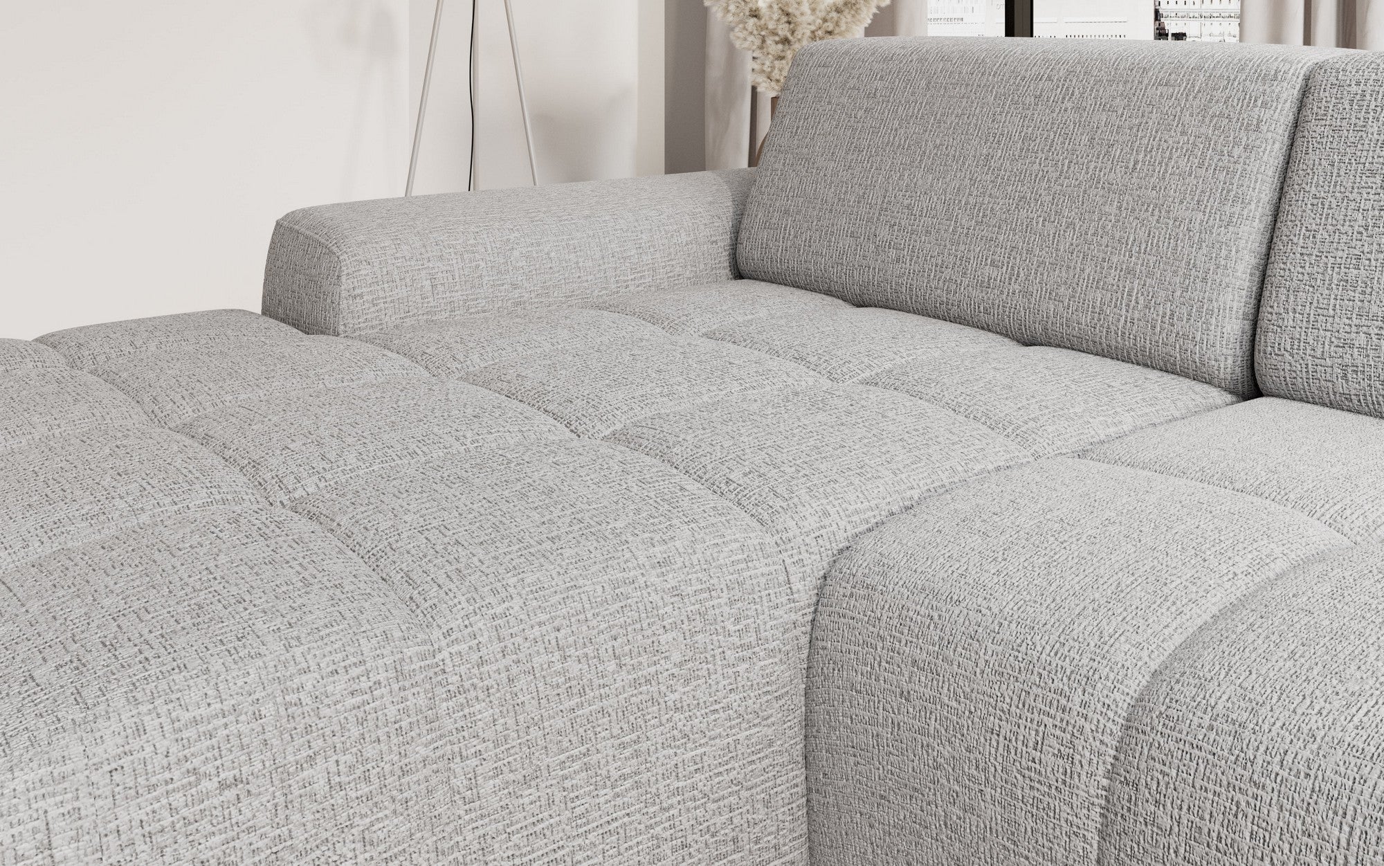 Coltar SAVIO S, personalizabil materiale Gama Premium, cu reglaj electric, 265x172x81 cm