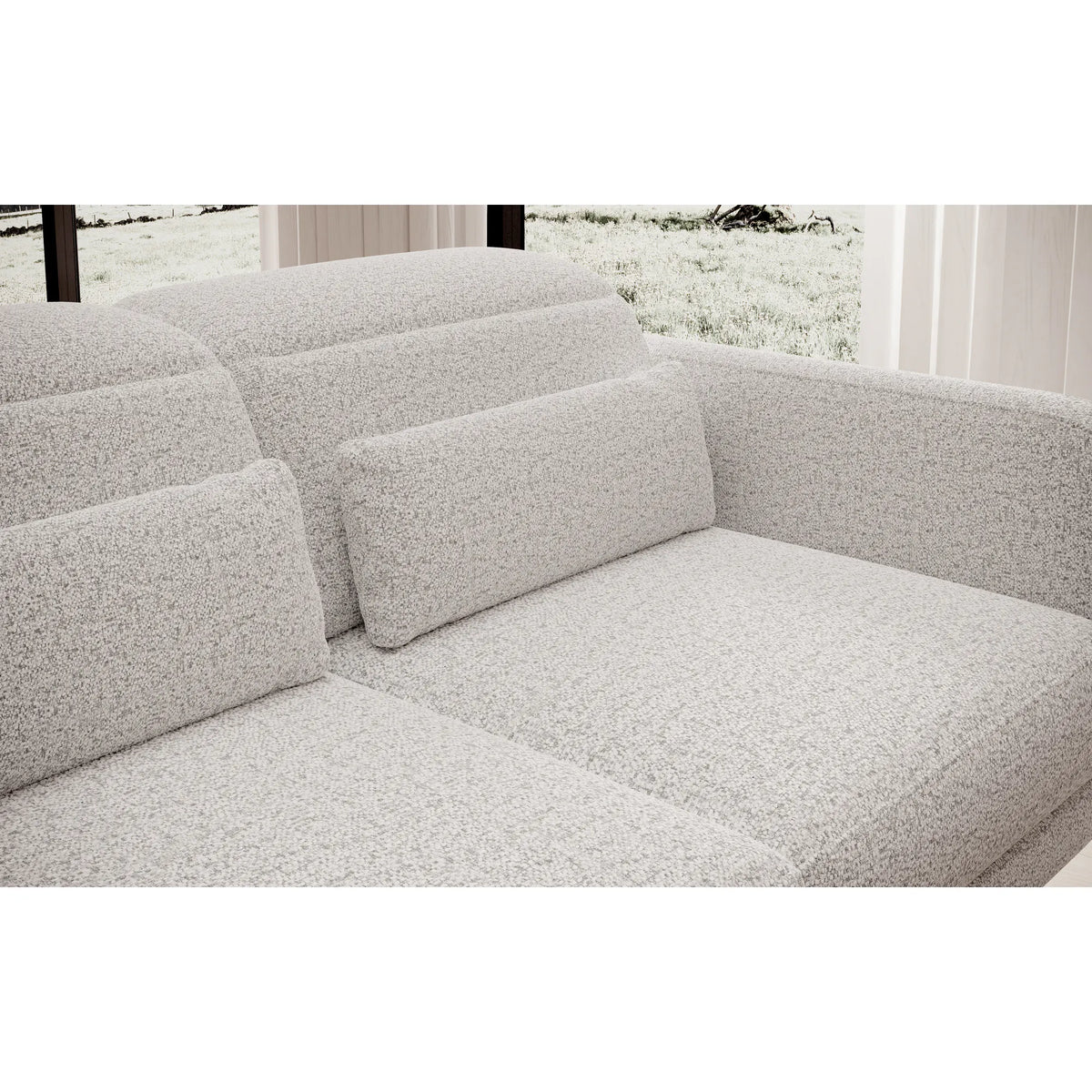Coltar BARILLO S, personalizabil materiale gama Oferta Avantaj, cu reglaj electric si tetiere reglabile, 261x170x97 cm