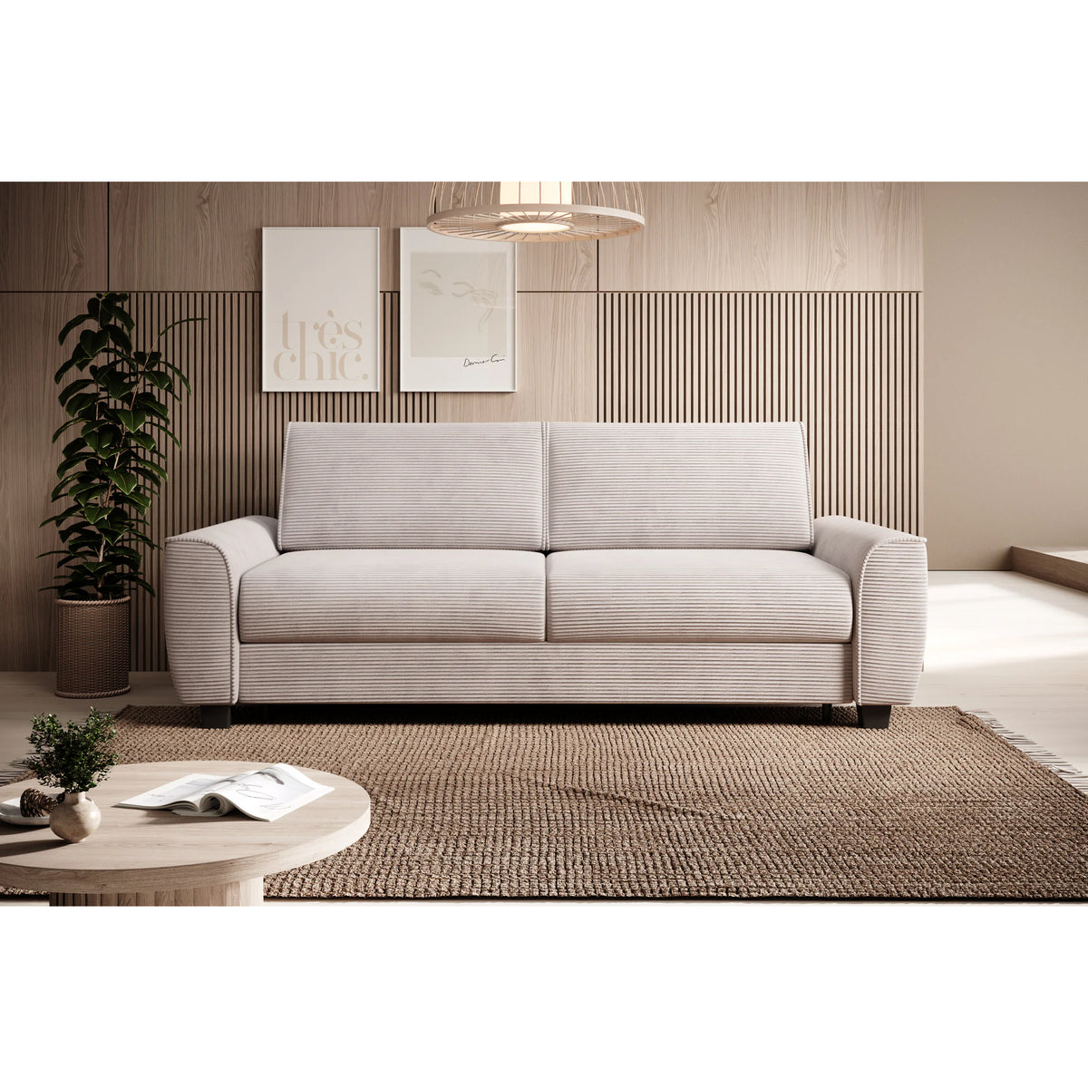 Canapea extensibila MONZA 160, personalizabil materiale gama Oferta Avantaj, 220x98x84 cm