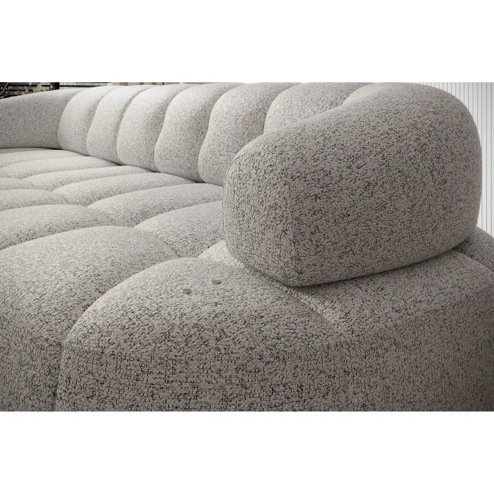 Coltar VELPA S, personalizabil materiale Gama Premium, cu reglaj electric, 284x183x79 cm