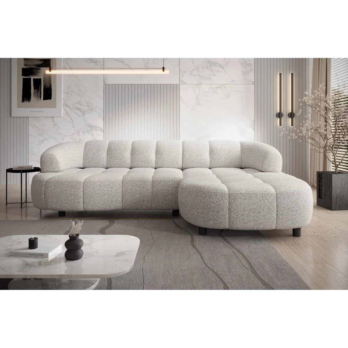 Coltar VELPA S, personalizabil materiale Gama Oferta Avantaj, cu reglaj electric, 284x183x79 cm