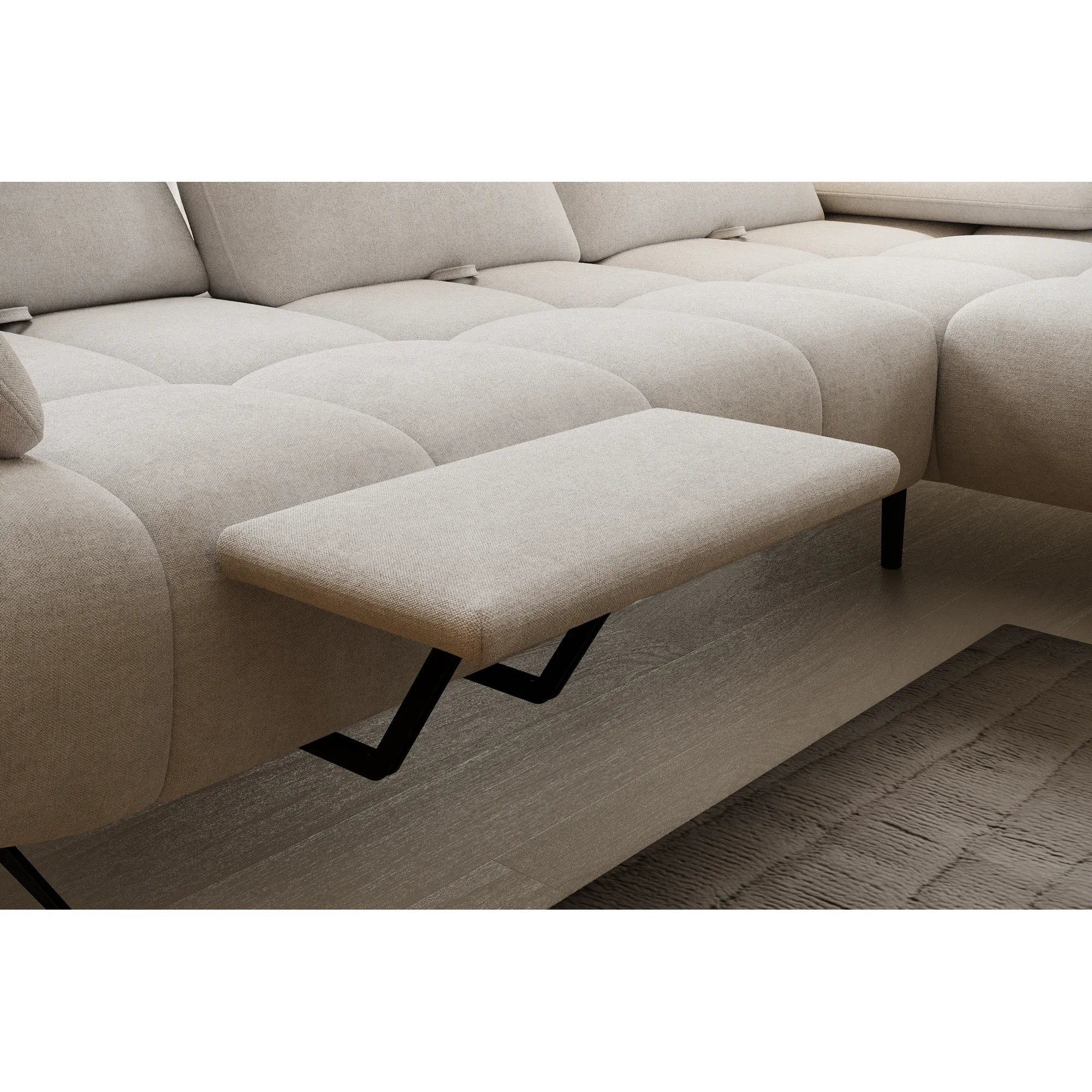 Coltar FALCAO S, personalizabil materiale Gama Premium, tetiere reglabile, 284x173x91 cm