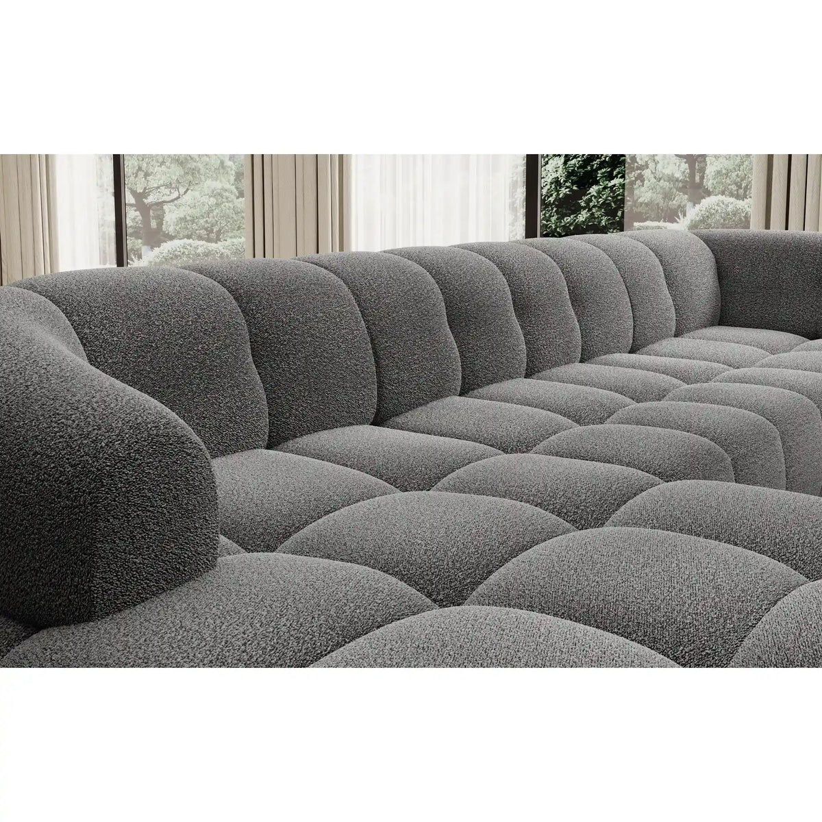 Coltar VELPA XL, personalizabil materiale Gama Premium, cu reglaj electric, 355x205x79 cm