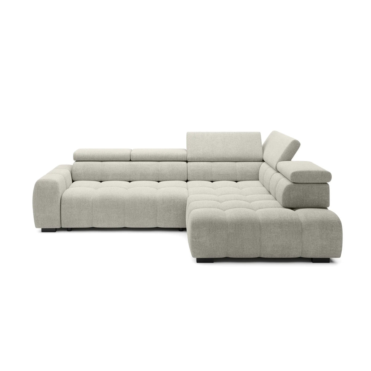 Coltar BULL L, personalizabil materiale Gama Premium, cu reglaj electric si tetiere reglabile, 297x205x97 cm