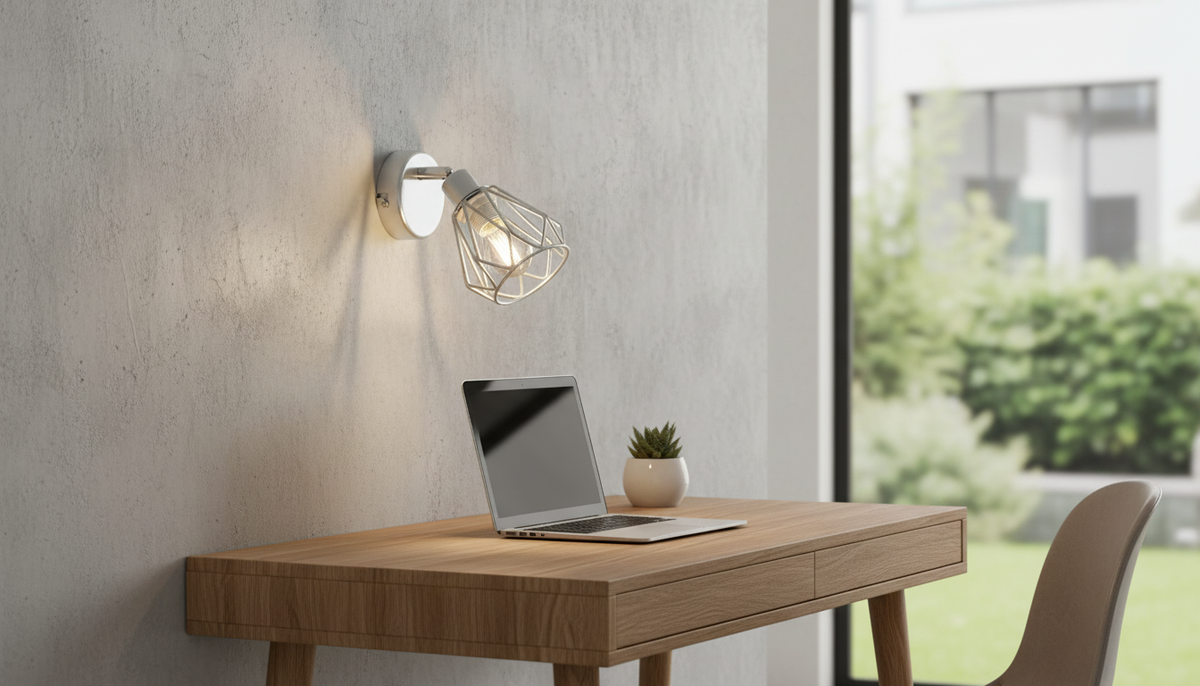 Aplica OKIRA, crom, metal, 19x10x19 cm