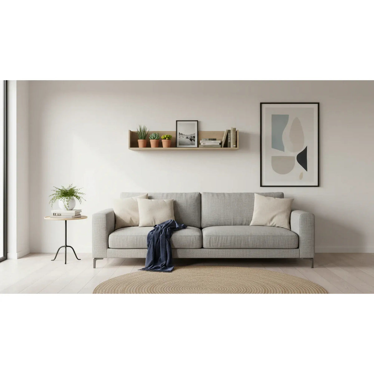 Polita TEMPO ASISTENT NEW 029-00, stejar sonoma, DTD laminat, 120x25x25 cm