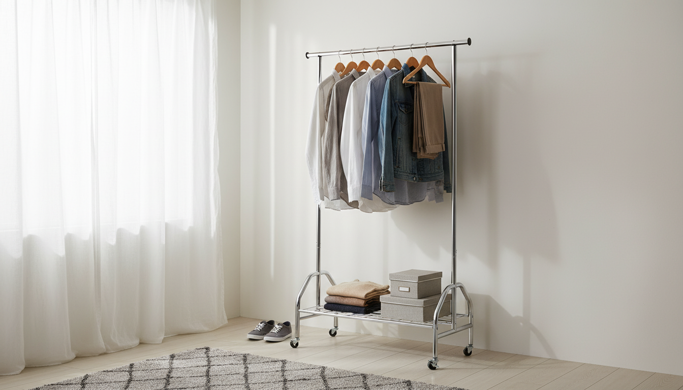 Stander haine WU18, crom, otel, 120x49x181 cm