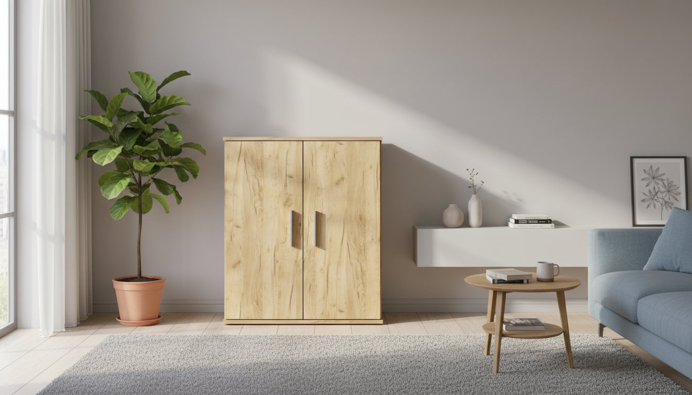 Comoda RESITA TYP 1, stejar artisan, DTD laminat, 71x35x80 cm