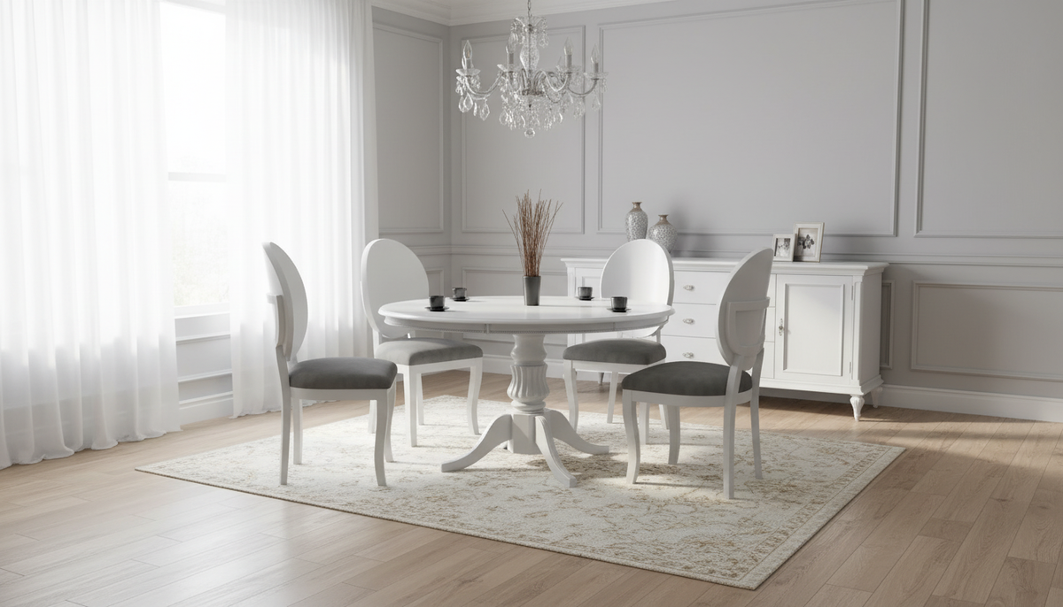 Set masa WILLIAM cu 4 scaune VERDI