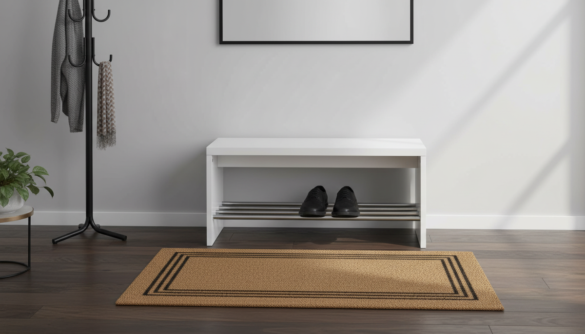 Pantofar MARTIN, alb, 81x30x40 cm