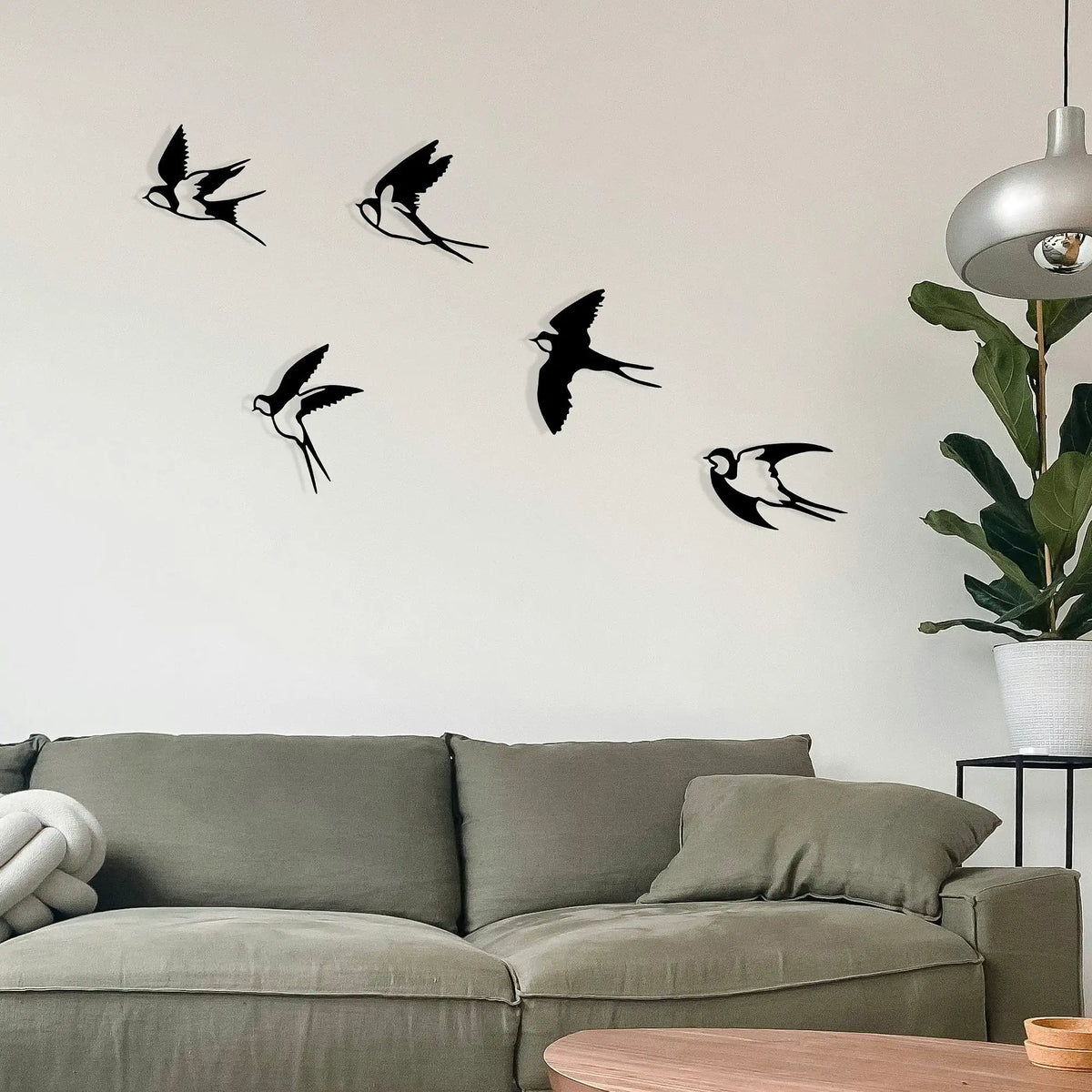 Accesoriu decorativ EBABIL, negru, metal