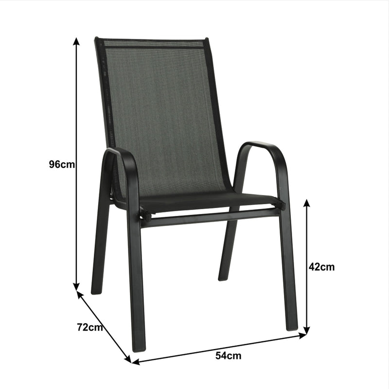 Scaun ALDERA, gri inchis/negru, stofa clasica/otel, 54x72x96 cm