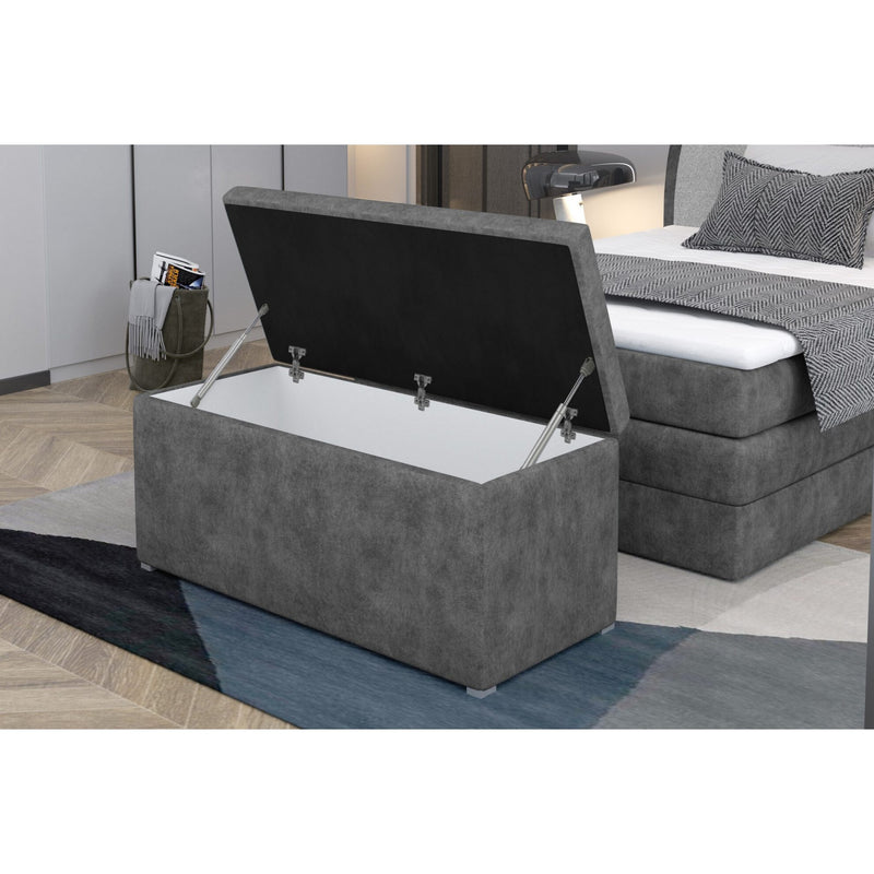 Taburet RICO, personalizabil materiale gama Oferta Avantaj, cu spatiu depozitare, 111x39x54 cm