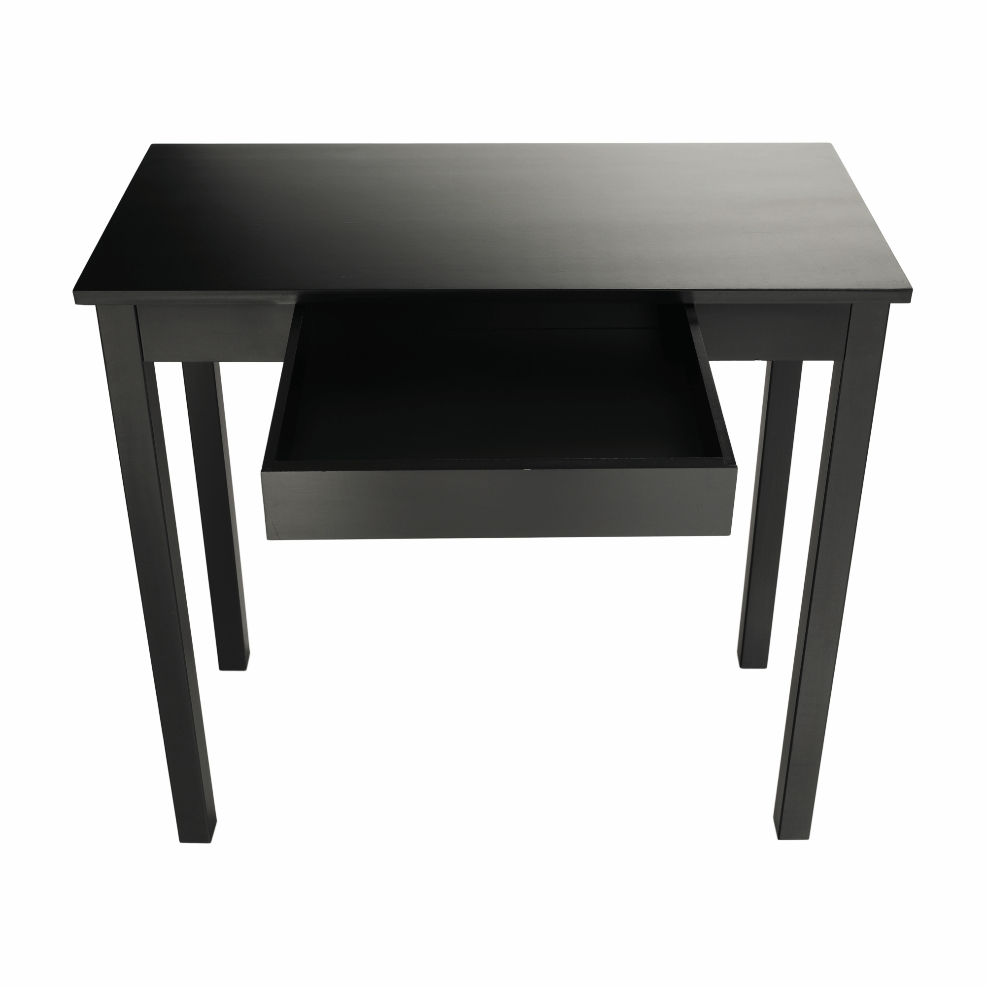 Consola AMYNTAS, negru, 80x40x75 cm