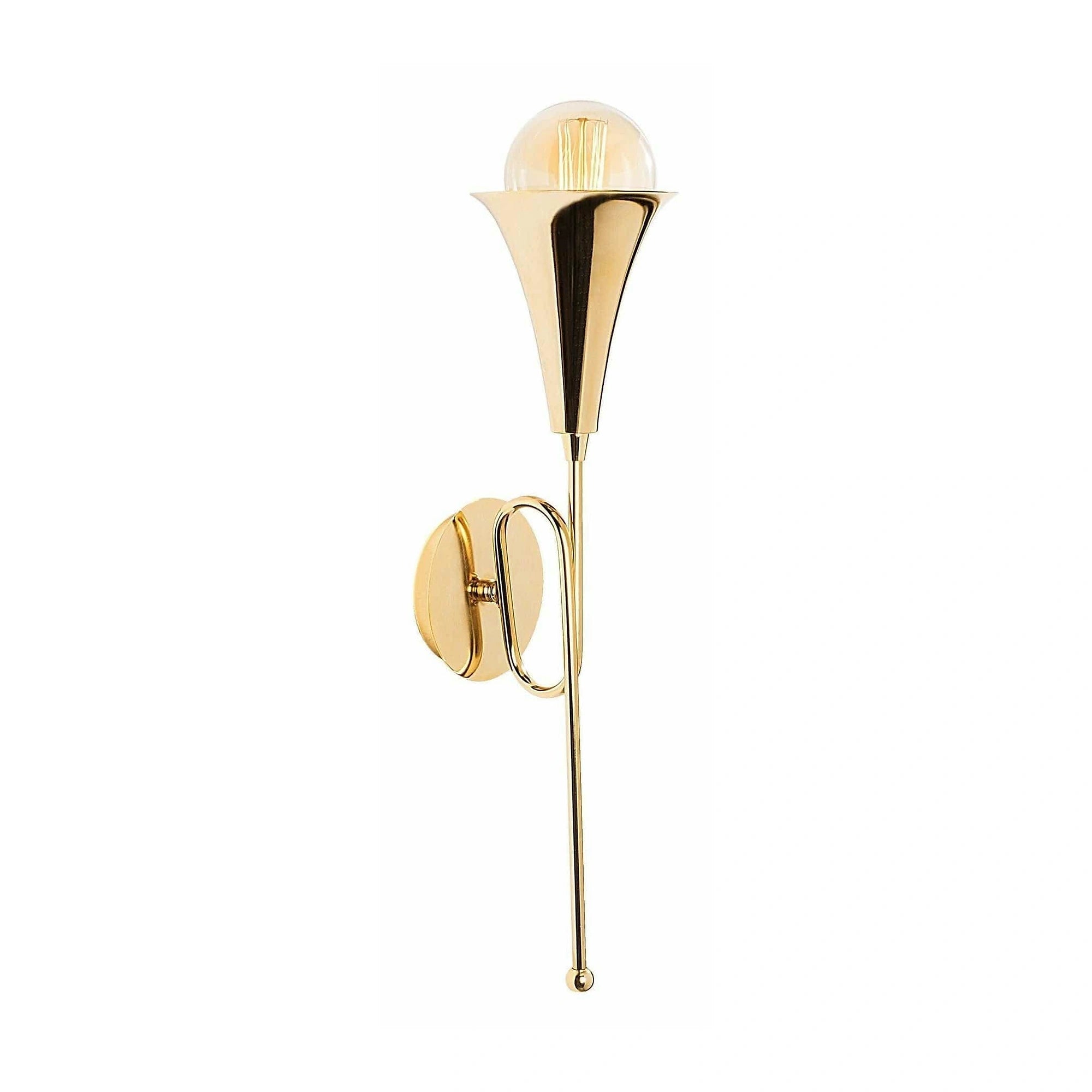 Aplica 3051, auriu, metal, 13x15x52 cm