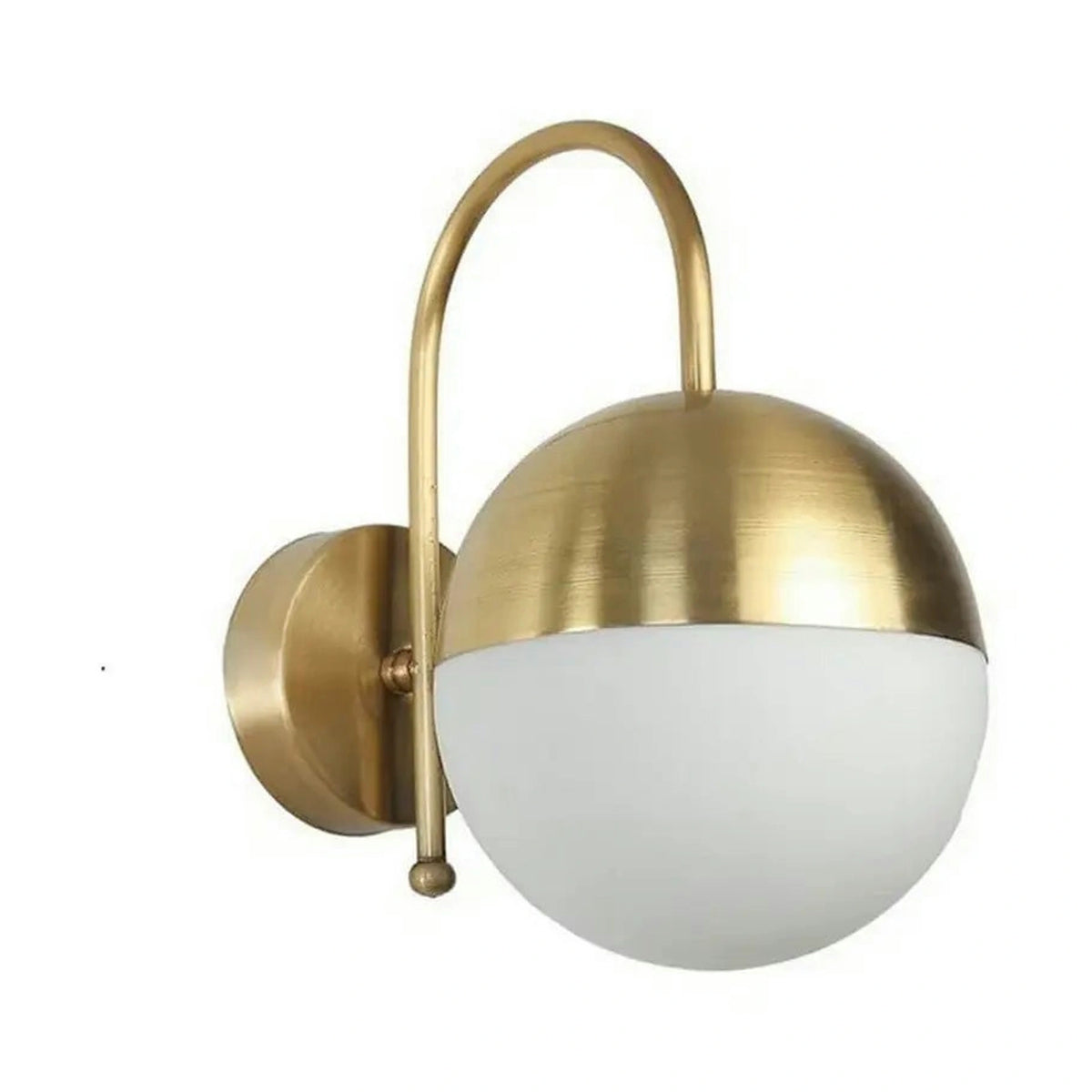 Aplica 846STL4120, auriu/alb, metal, 15x26x24 cm