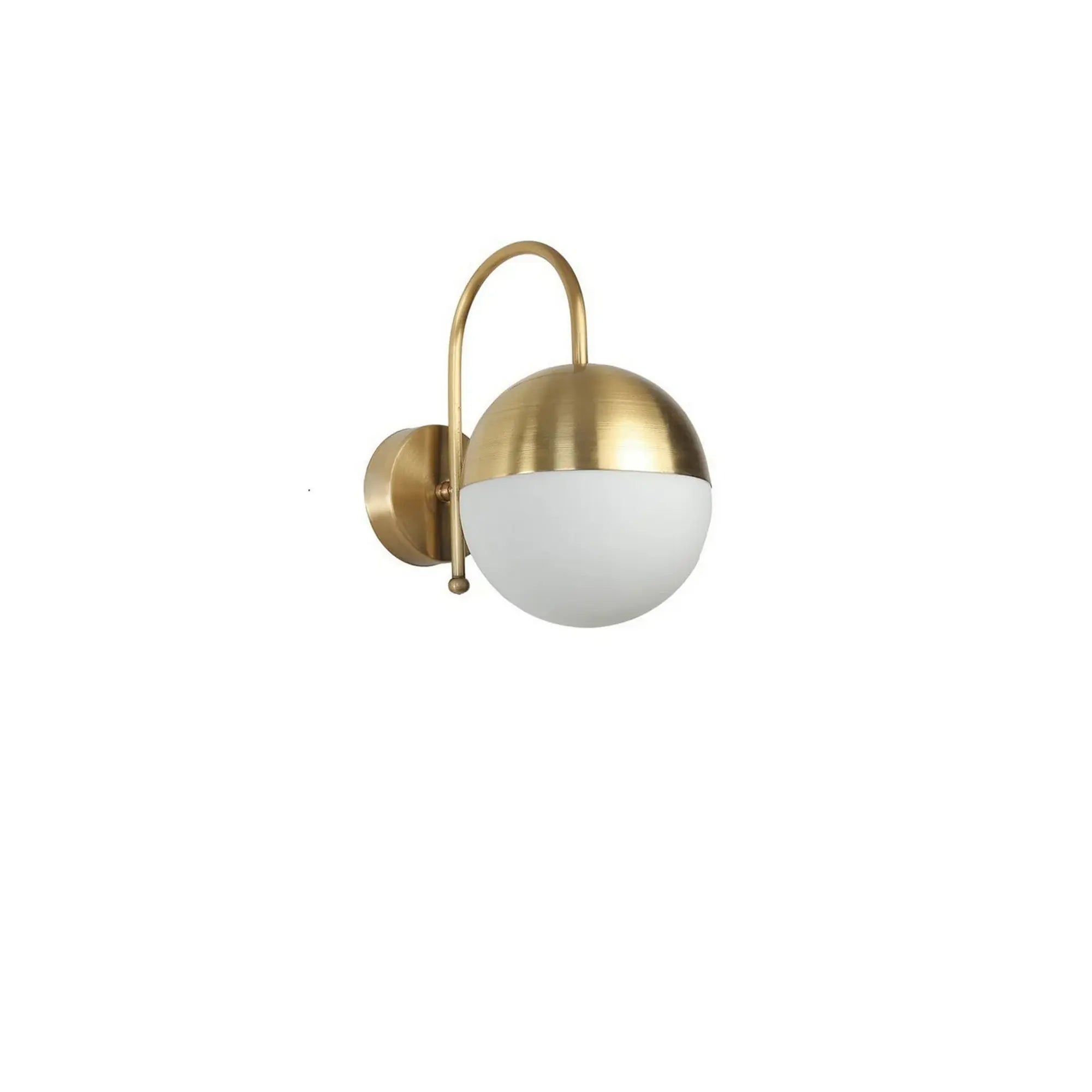 Aplica 846STL4120, auriu/alb, metal, 15x26x24 cm