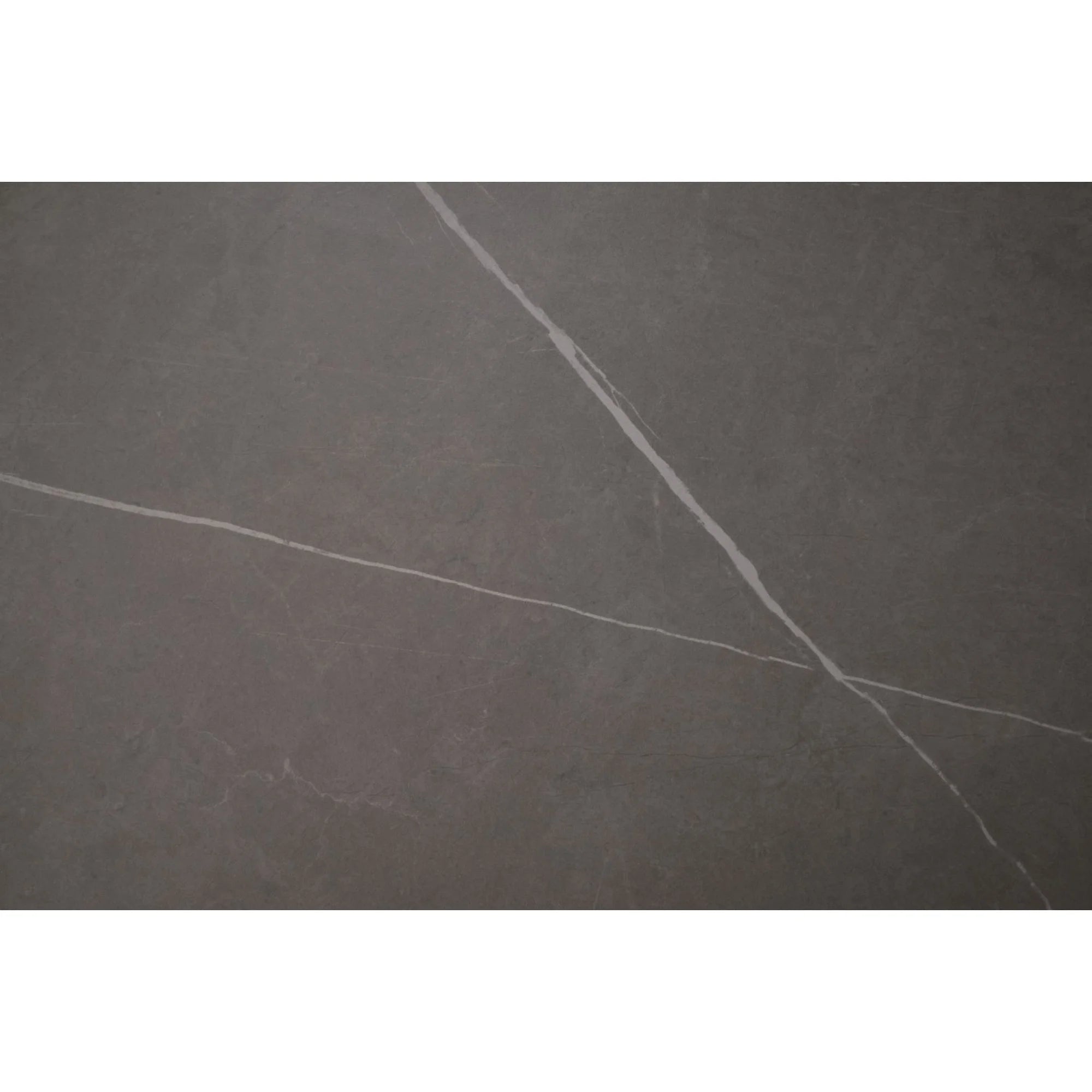 Masa extensibila ARES, gri cu efect de marmura/negru, ceramica/metal, 120/150x85x76 cm