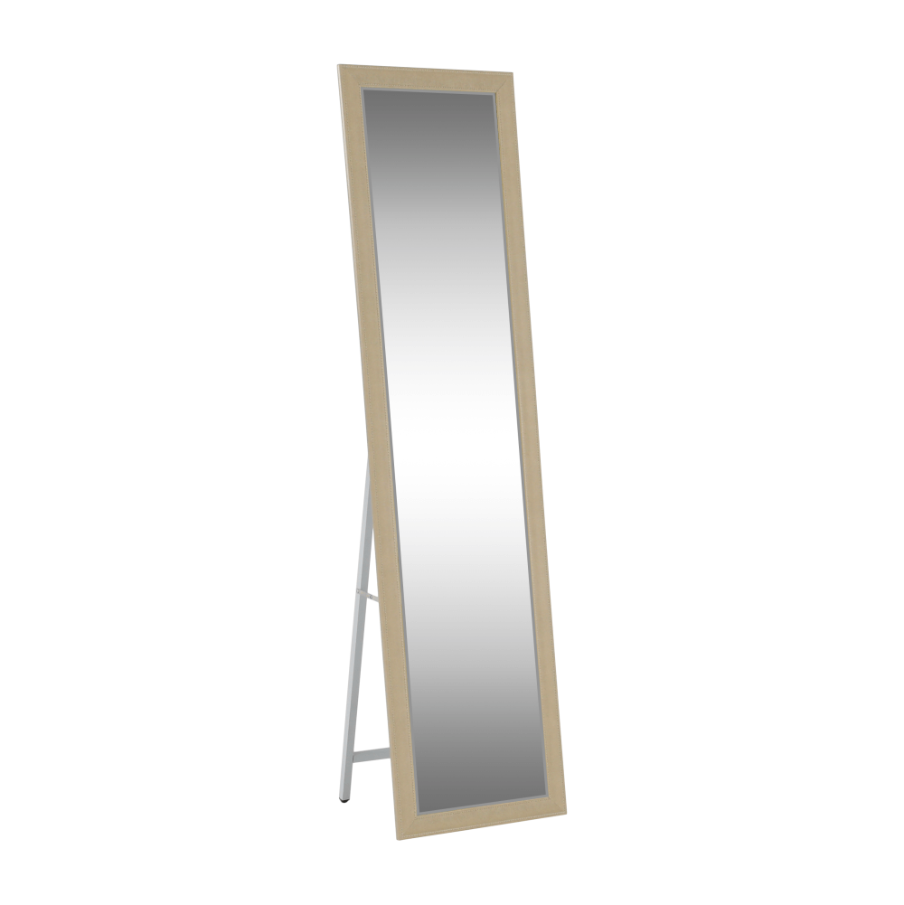 Oglinda ASUEL, bej/gri, metal/plastic, 44x150 cm